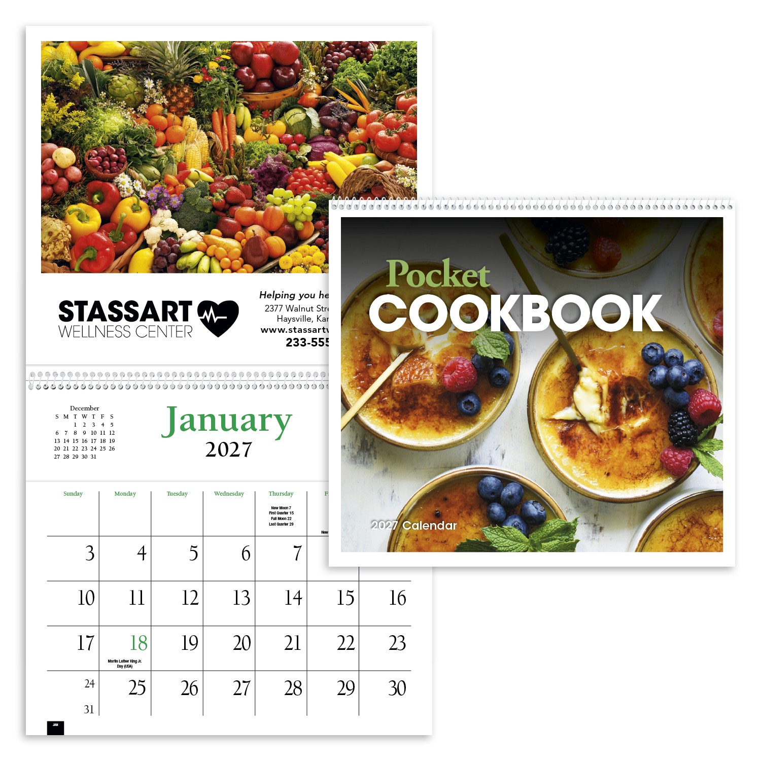 Picture of HotLine® Products Pocket Cookbook Calendar