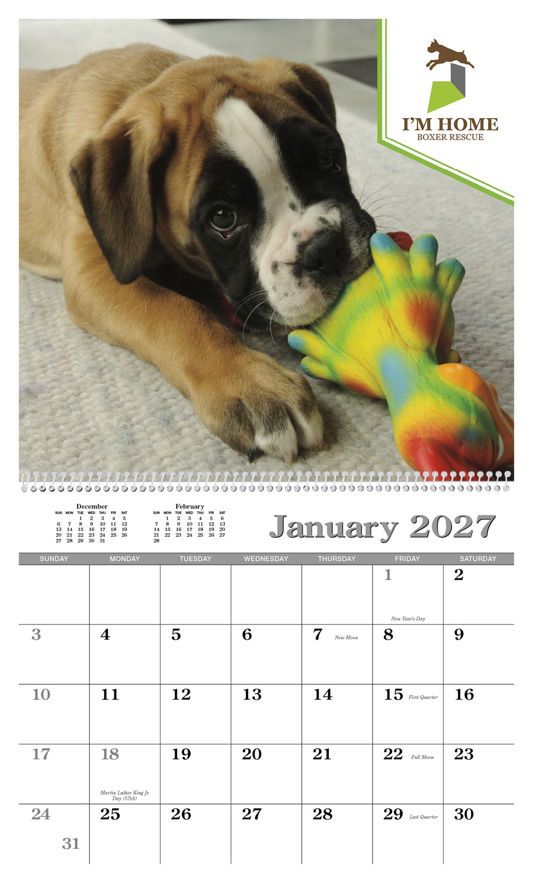 Picture of Triumph® Calendars Custom Single Image Appointment Calendar