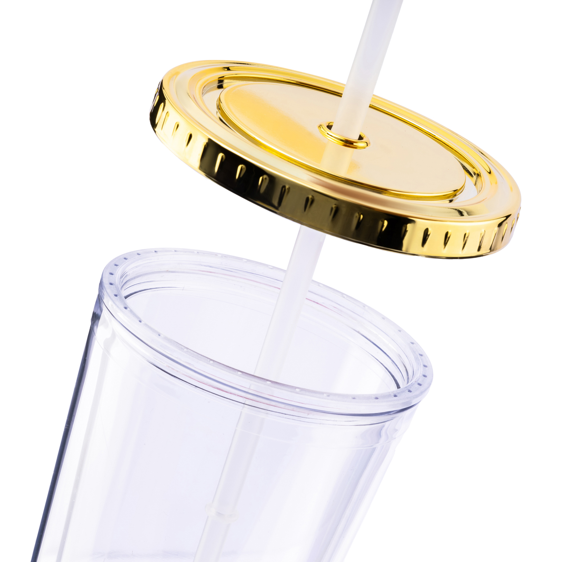 Picture of 20 oz Venti Slurpy Clear with Solid Lid Tumbler