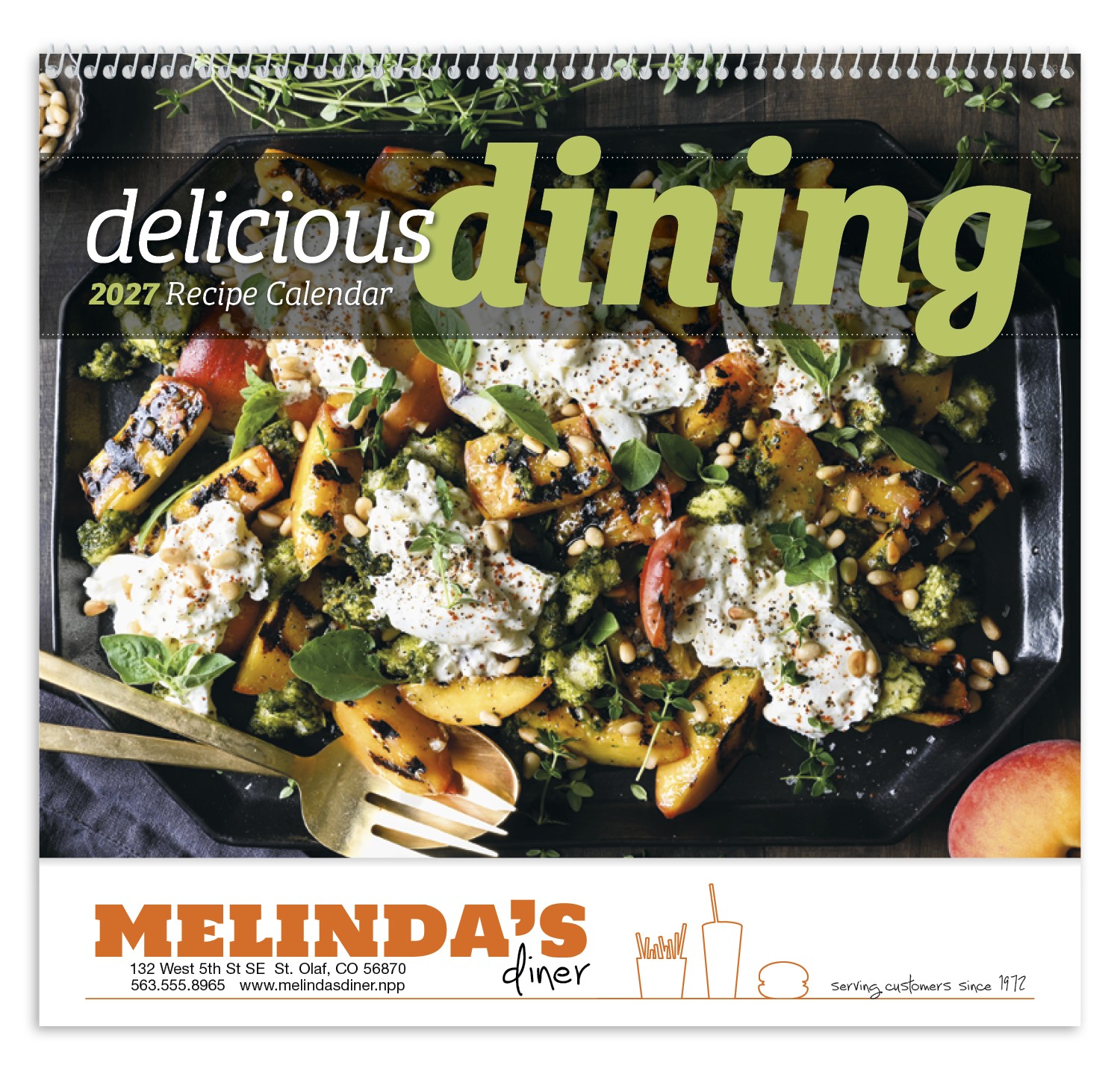 Picture of Good Value™ Delicious Dining - Spiral Calendar