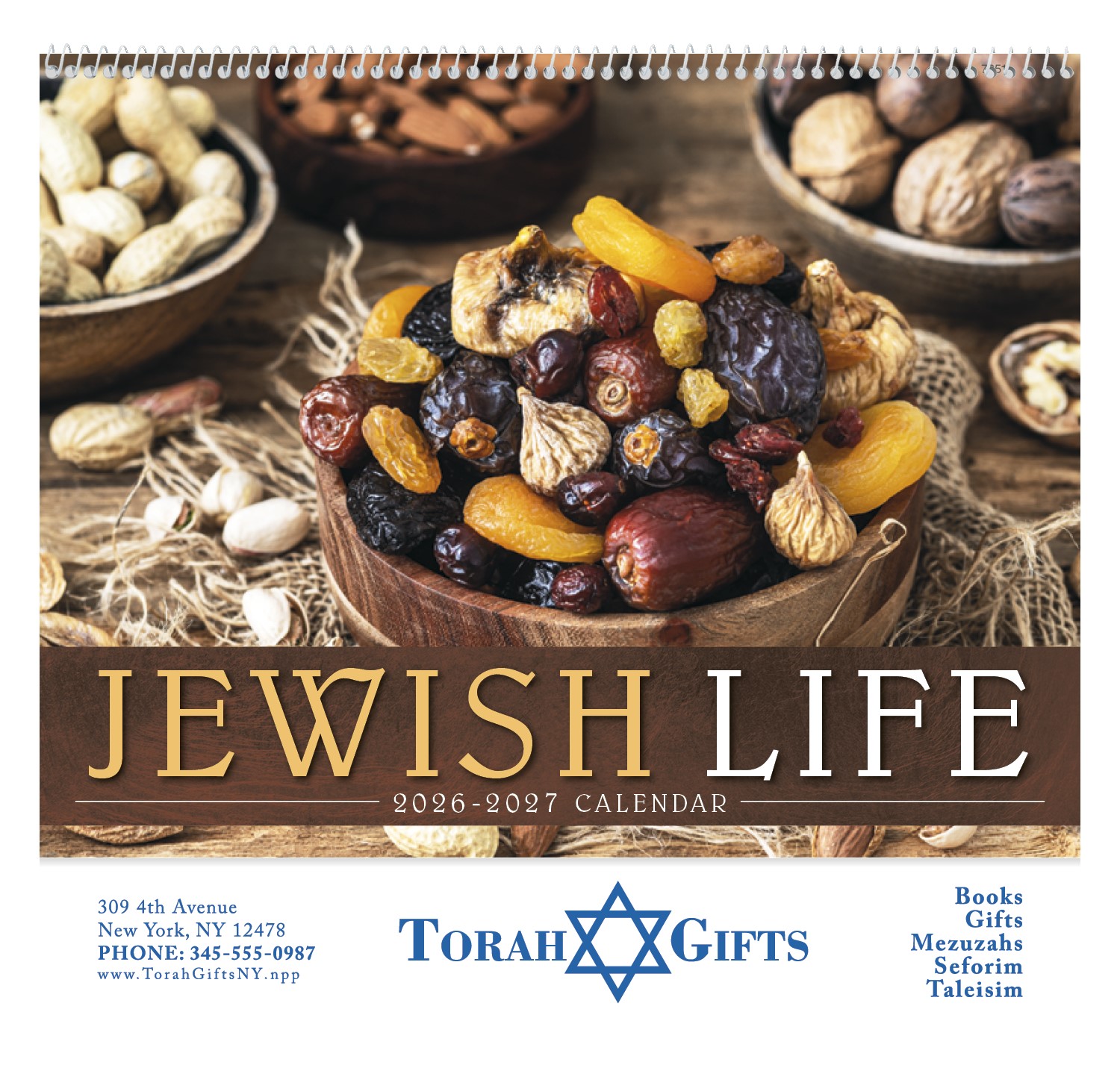 Picture of Good Value™ Jewish Life - Spiral Calendar