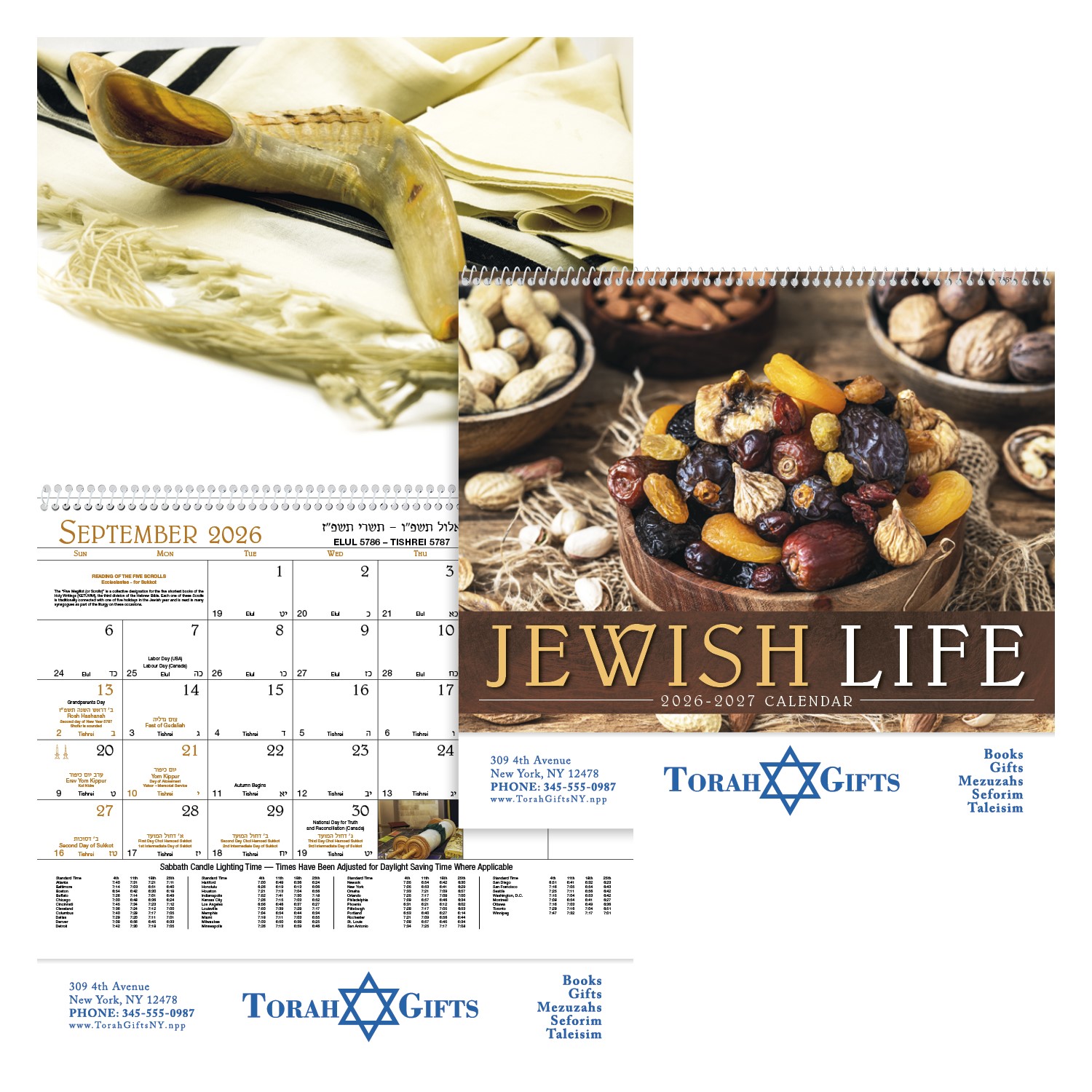 Picture of Good Value™ Jewish Life - Spiral Calendar