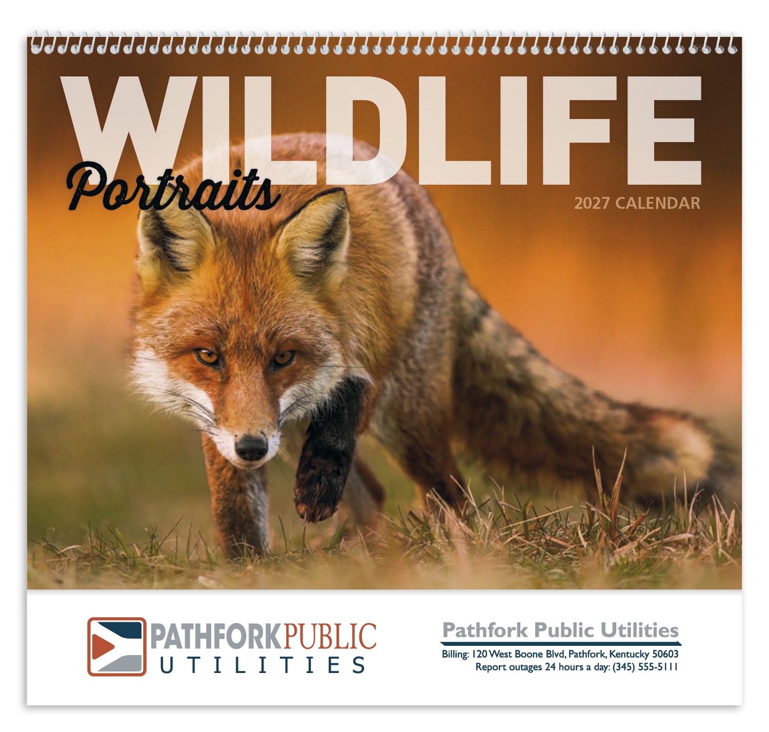 Picture of Good Value™ Wildlife Portraits - Spiral Calendar
