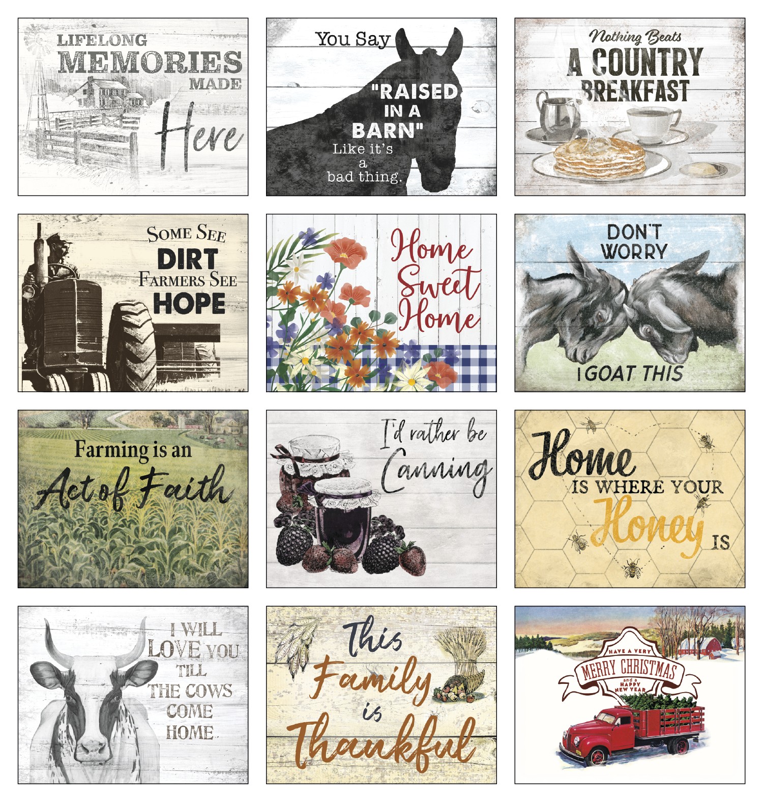 Picture of Good Value™ Country Days - Spiral Calendar