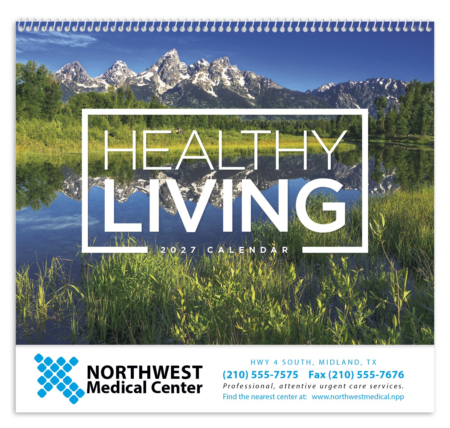 Picture of Good Value™ Healthy Living - Spiral Calendar