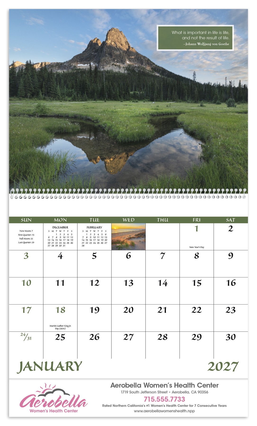 Picture of Good Value™ Inspirations for Life - Spiral Calendar