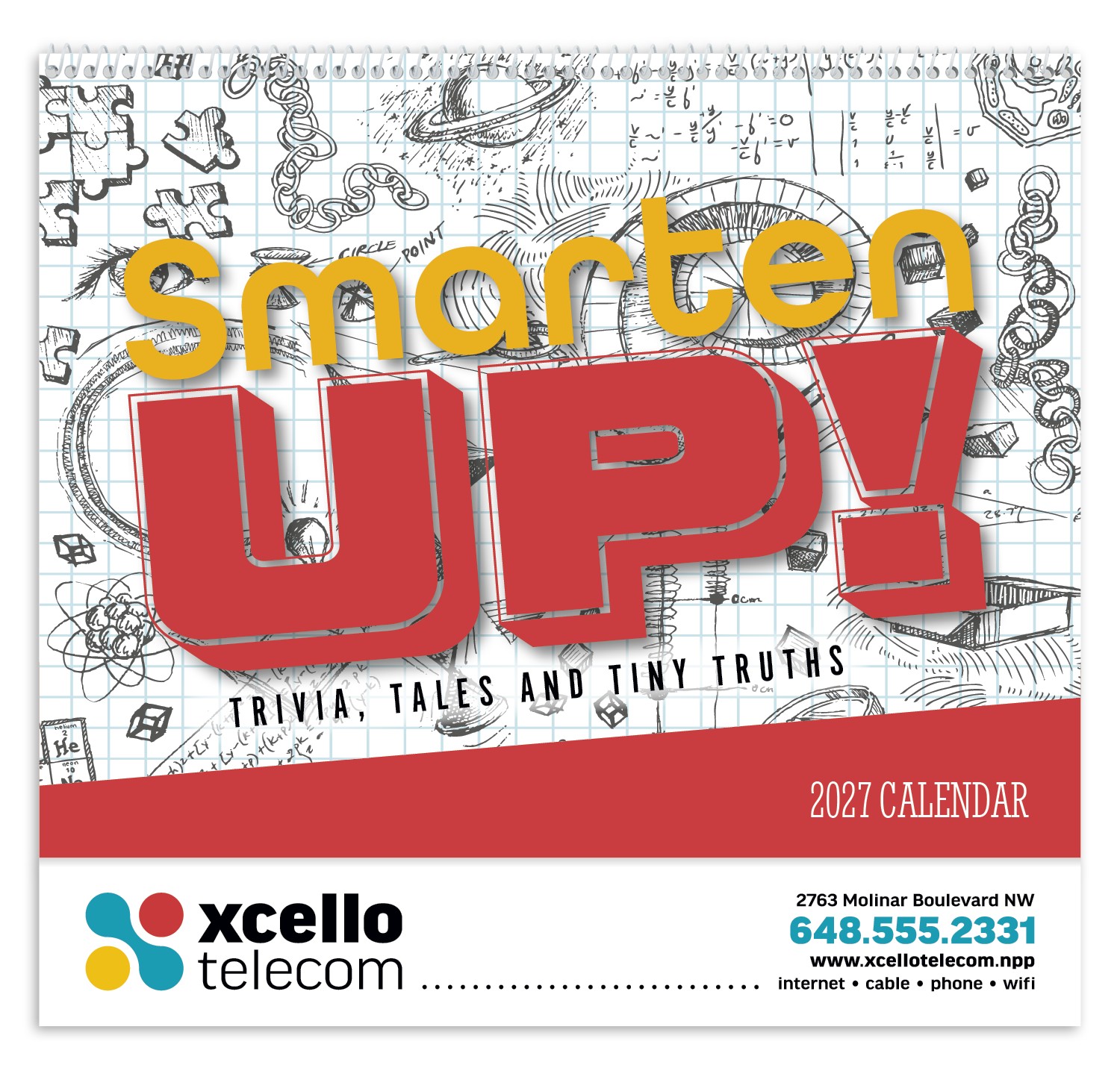 Picture of Good Value™ Smarten Up! Trivia, Tales & Tiny Truths - Spiral Calendar