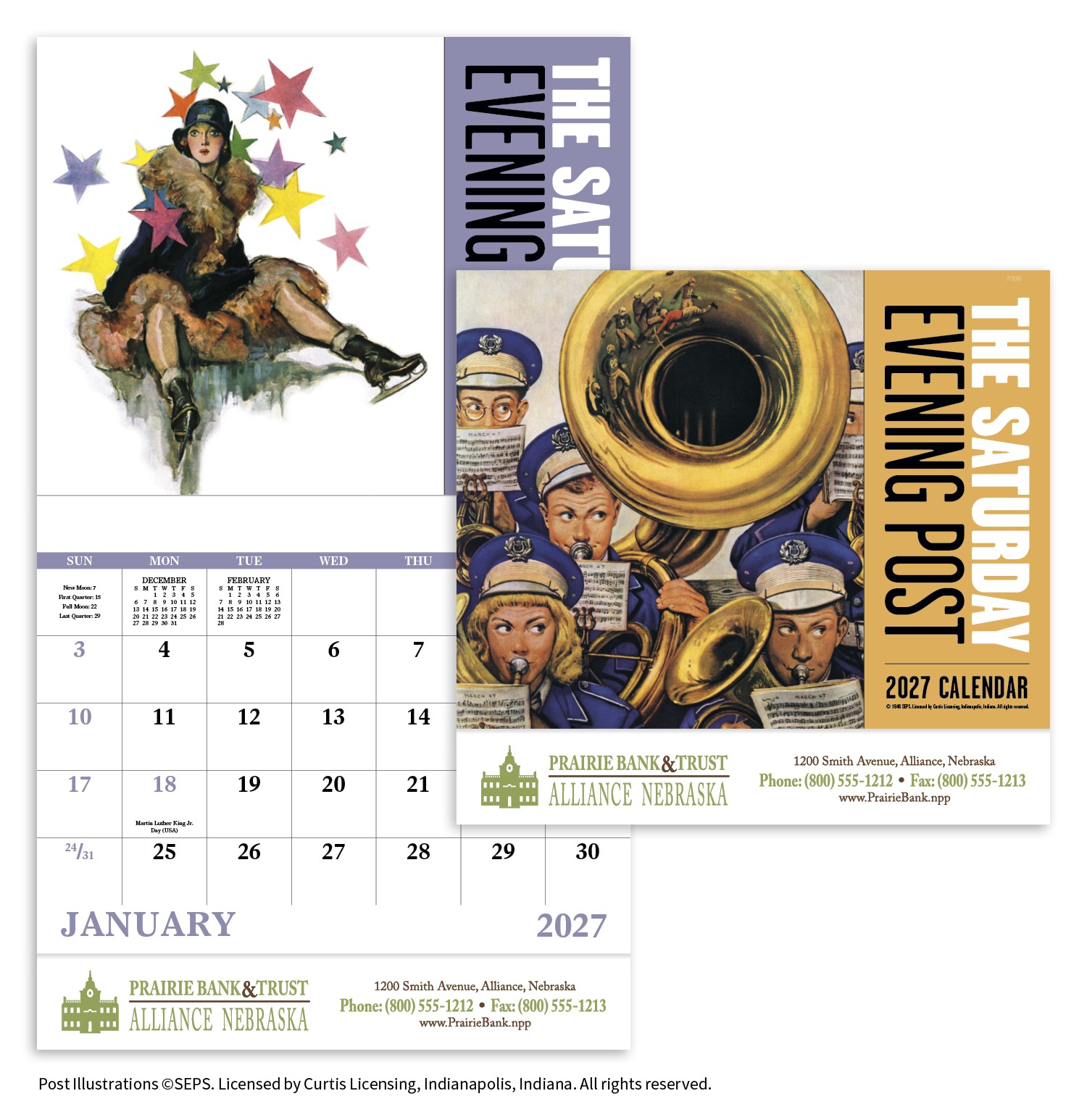Picture of Good Value™ The Saturday Evening Post - Stapled Calendar