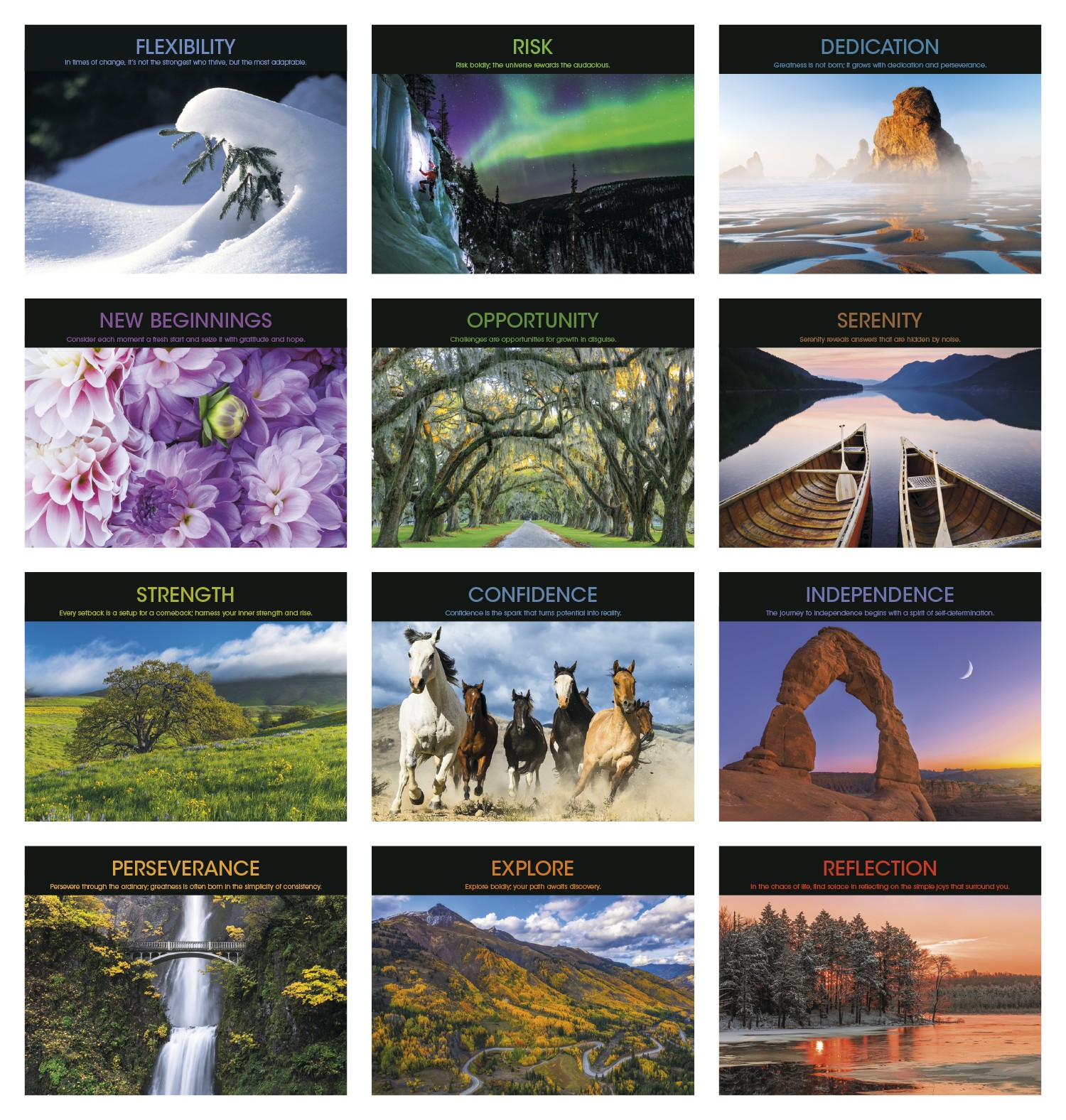Picture of Good Value™ Motivations - Stapled Calendar