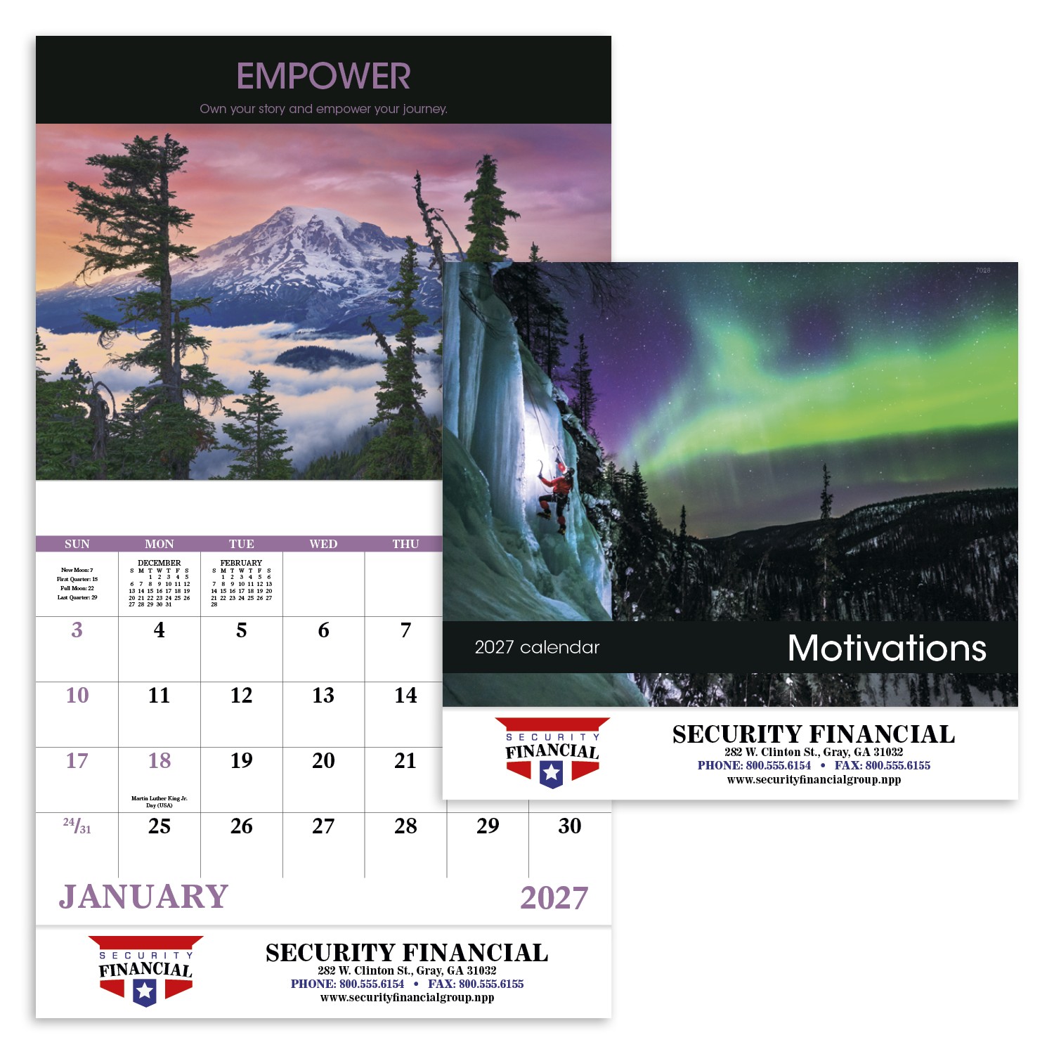Picture of Good Value™ Motivations - Stapled Calendar
