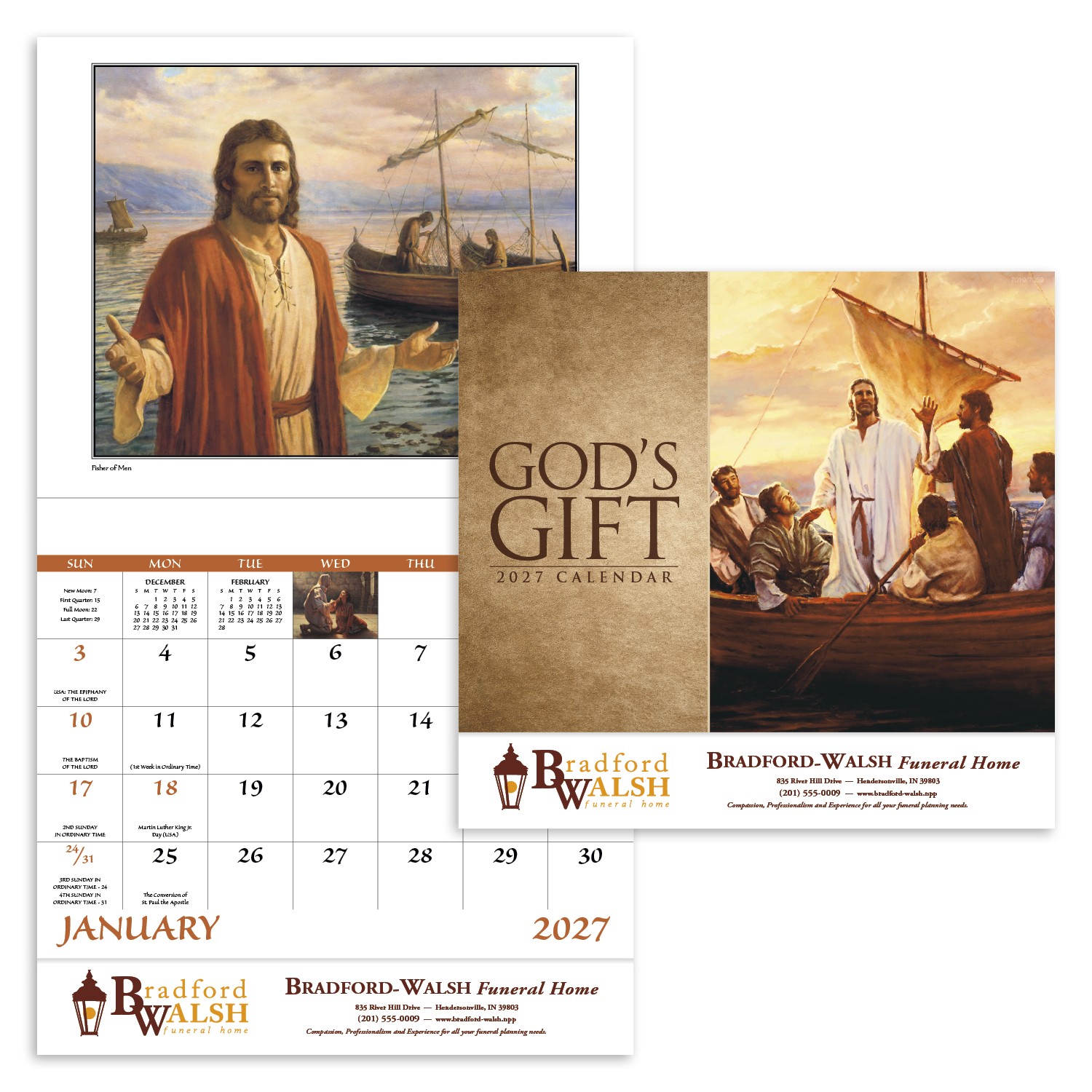 Picture of Good Value™ God's Gift - Stapled Calendar