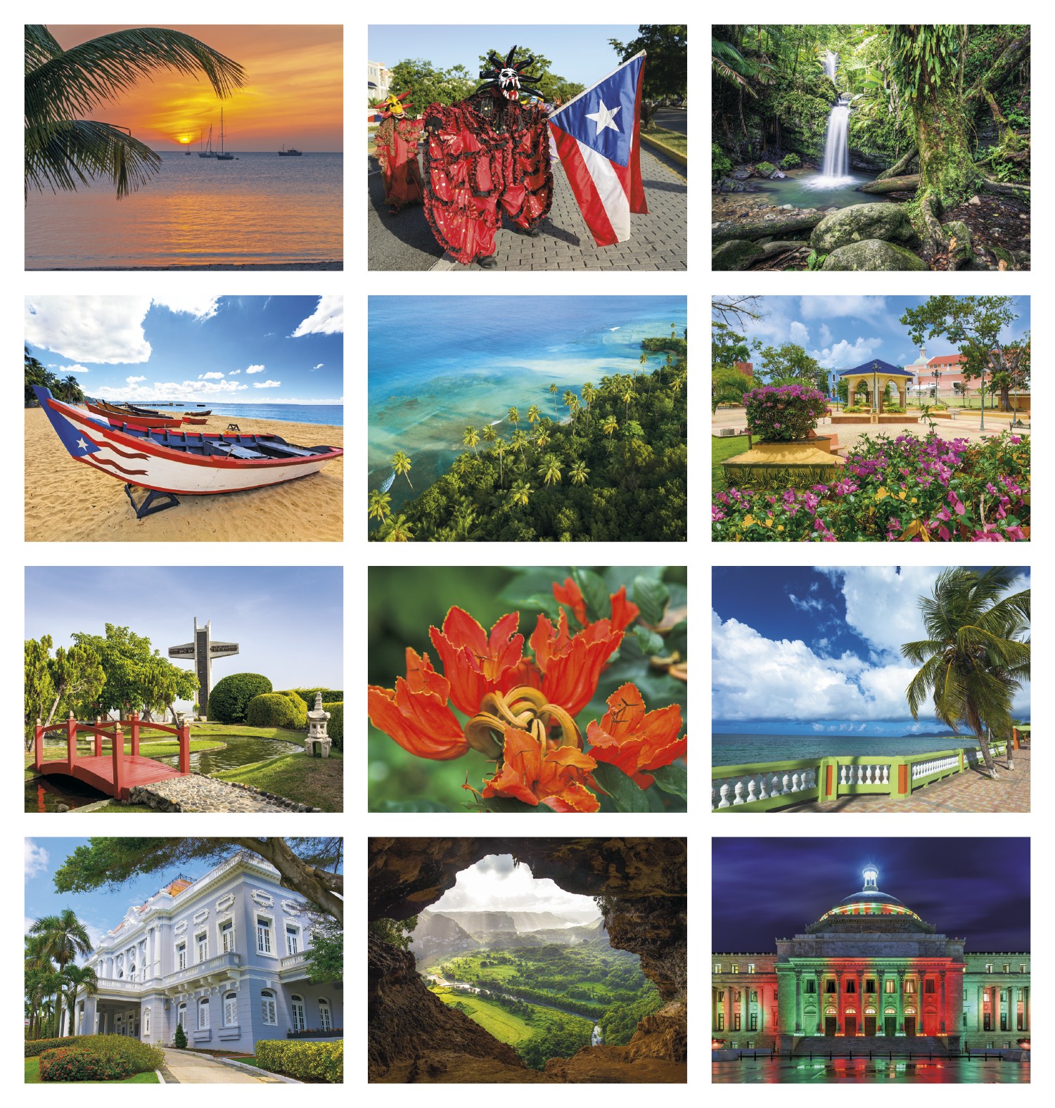 Picture of Good Value™ Puerto Rico - Stapled Calendar