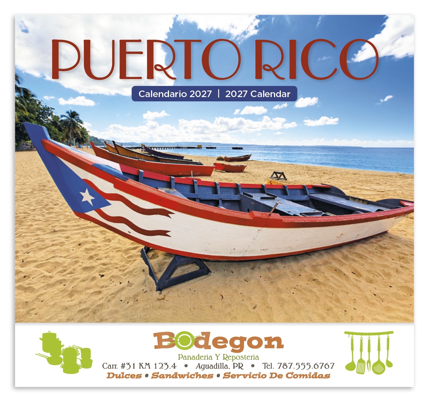 Picture of Good Value™ Puerto Rico - Stapled Calendar