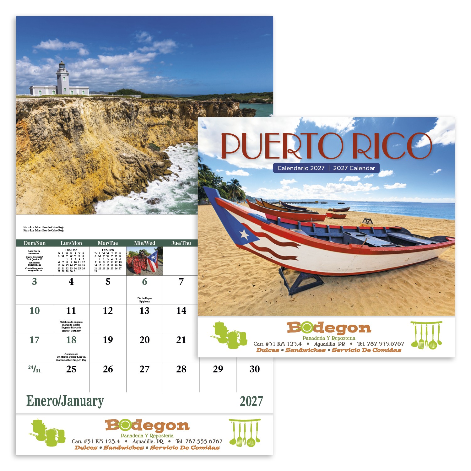 Picture of Good Value™ Puerto Rico - Stapled Calendar