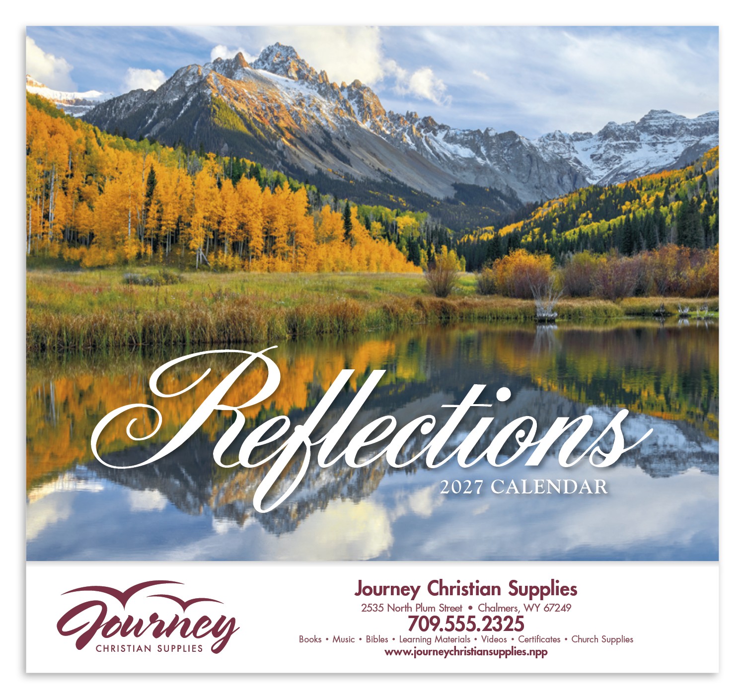 Picture of HotLine® Products Reflections (Non-Denominational) Appointment Calendar - Stapled