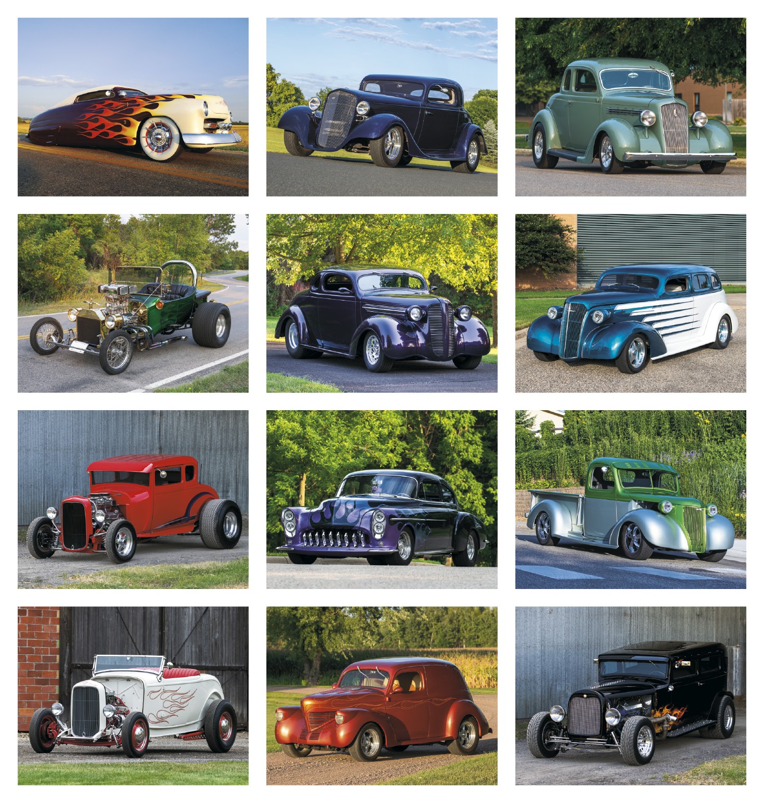Picture of HotLine® Products Street Rod Fever Appointment Calendar - Stapled
