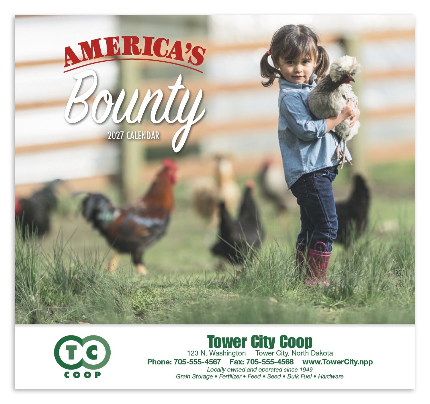 Picture of HotLine® Products America's Bounty Appointment Calendar - Stapled