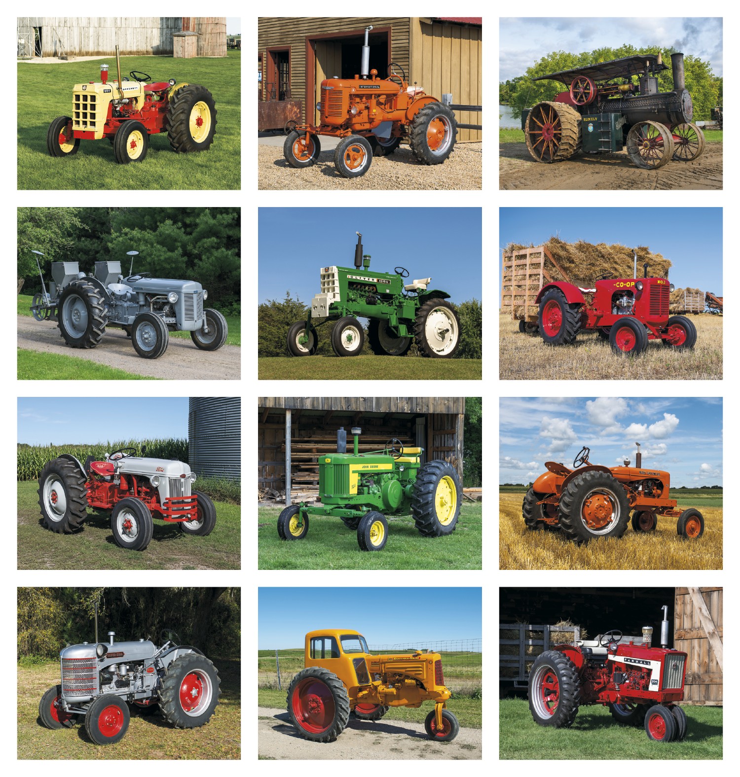 Picture of HotLine® Products Vintage Tractors Appointment Calendar - Stapled