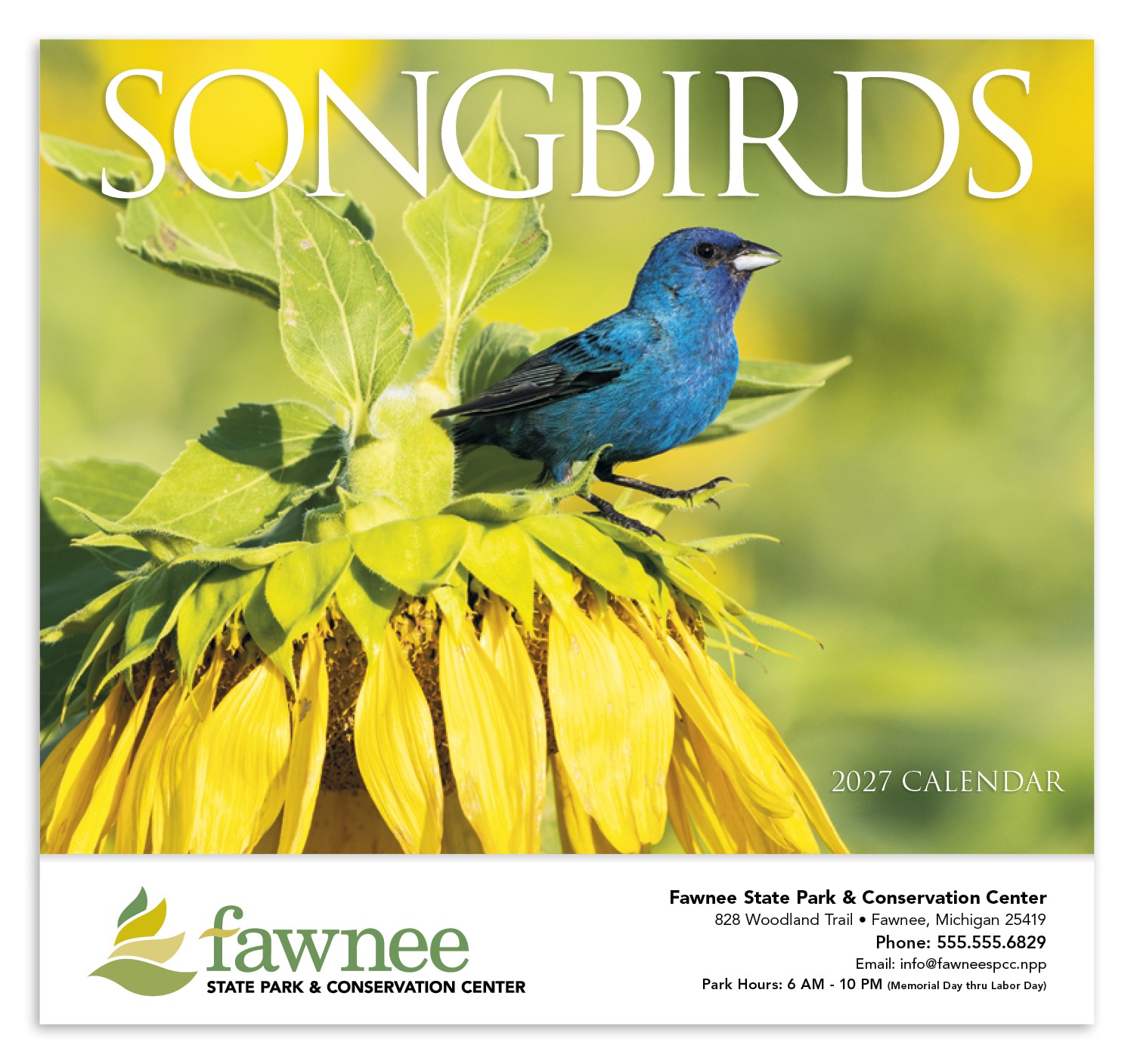 Picture of HotLine® Products Songbirds Appointment Calendar - Stapled