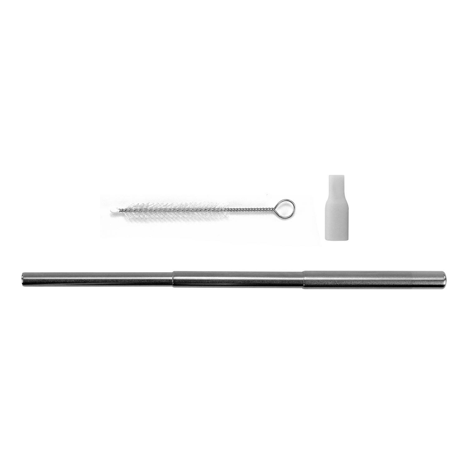 Picture of Collapsible Straw Stainless Steel Kit With Brush Cleaner