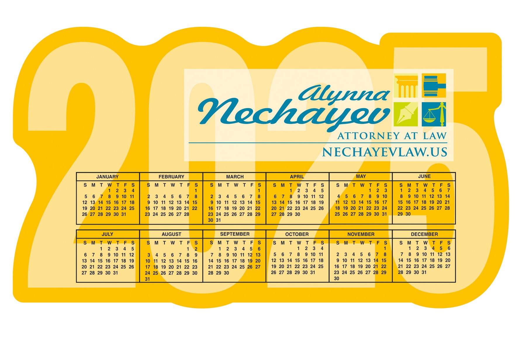 Picture of Good Value™ 20 Mil Extra Large Calendar Magnet