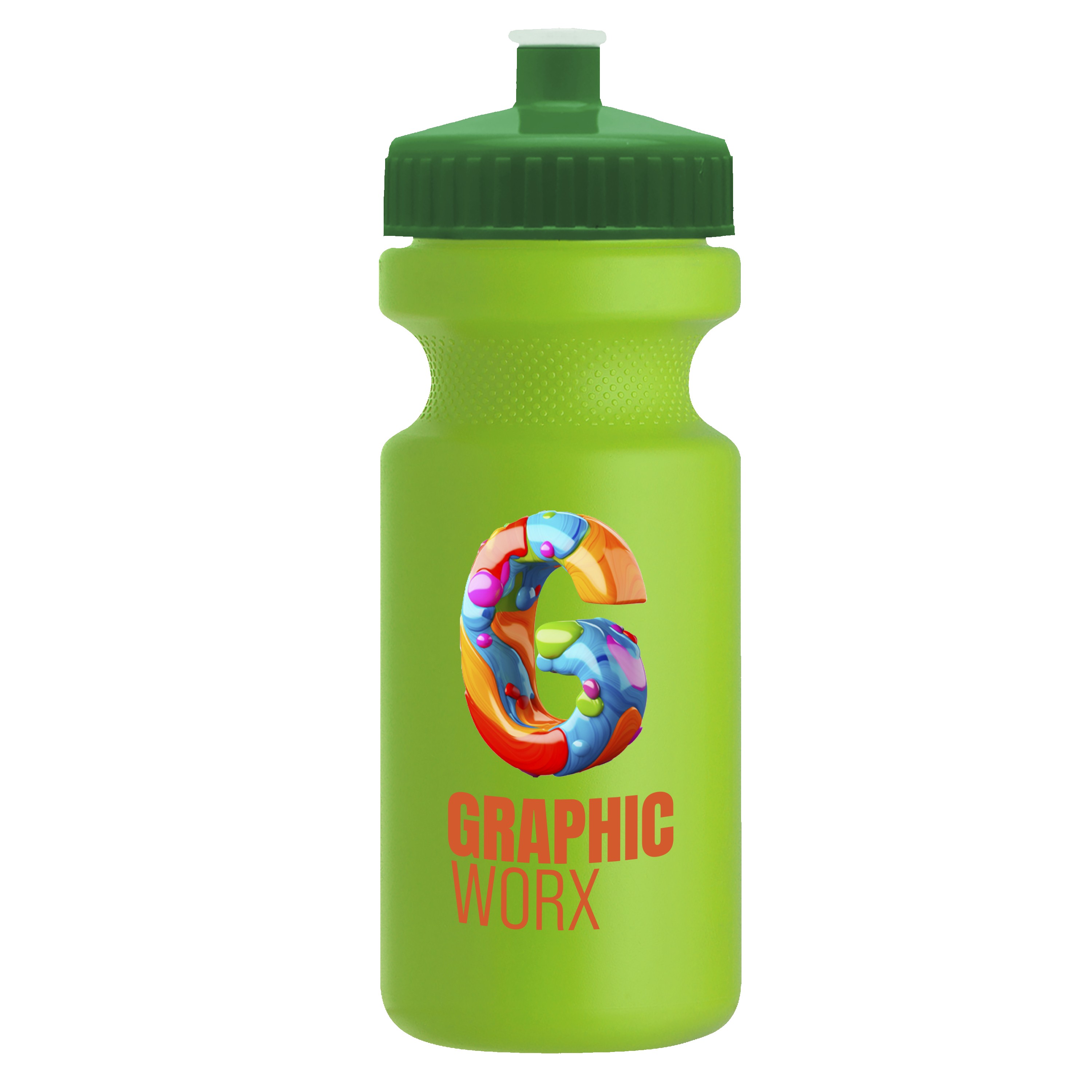 Picture of Garyline® Cyclist Recycled Bike Bottle with Push-Pull Lid - 22 oz.