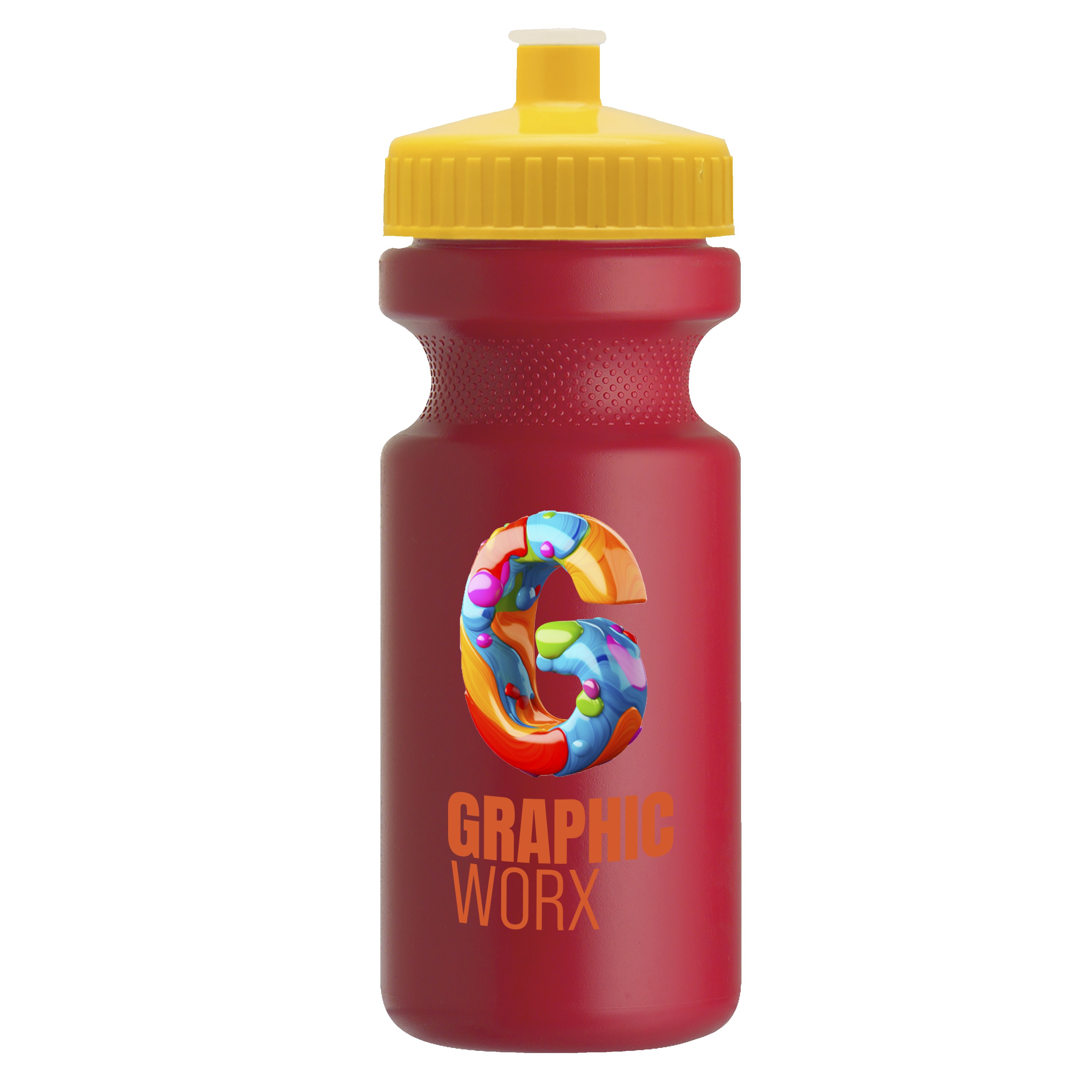 Picture of Garyline® Cyclist Recycled Bike Bottle with Push-Pull Lid - 22 oz.