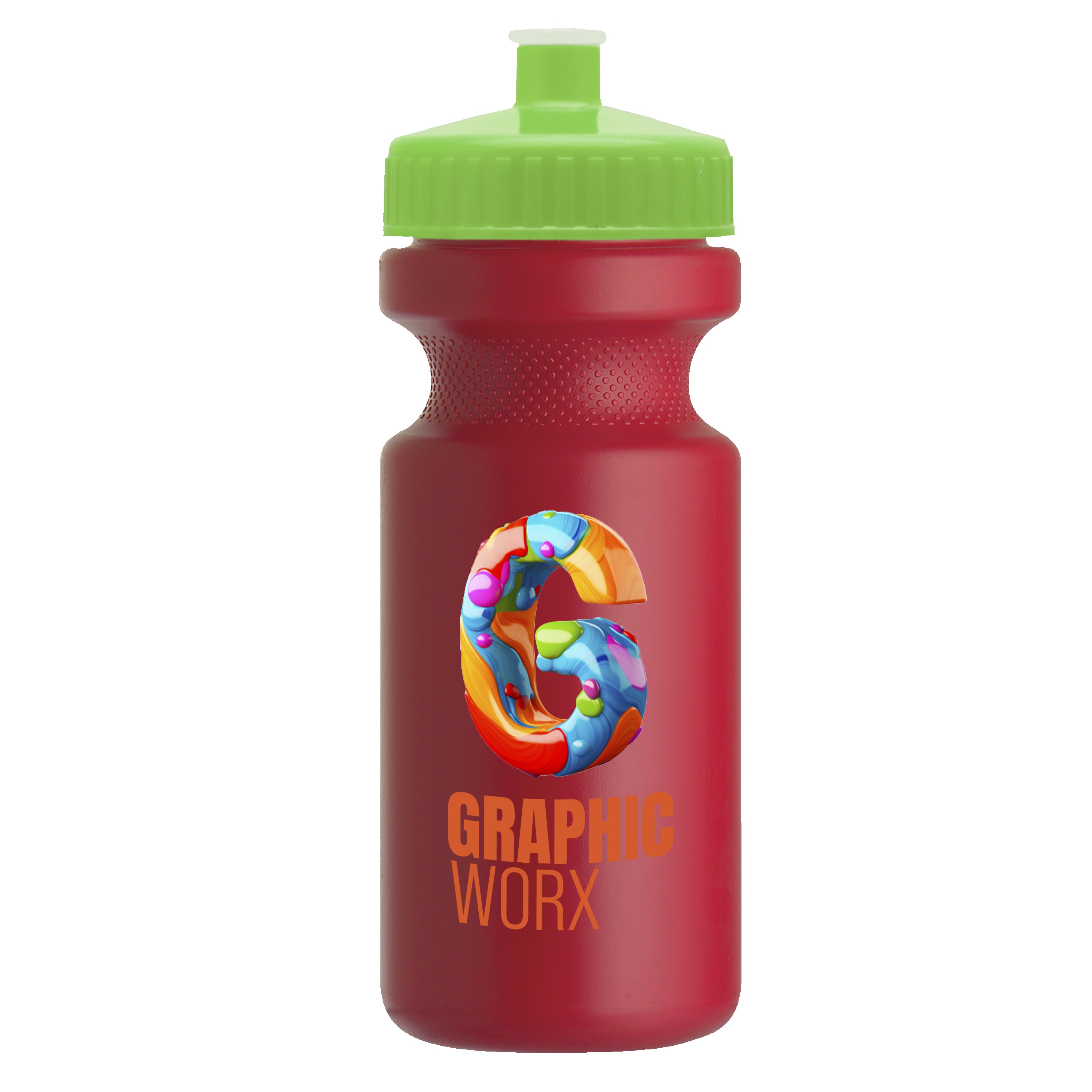 Picture of Garyline® Cyclist Recycled Bike Bottle with Push-Pull Lid - 22 oz.