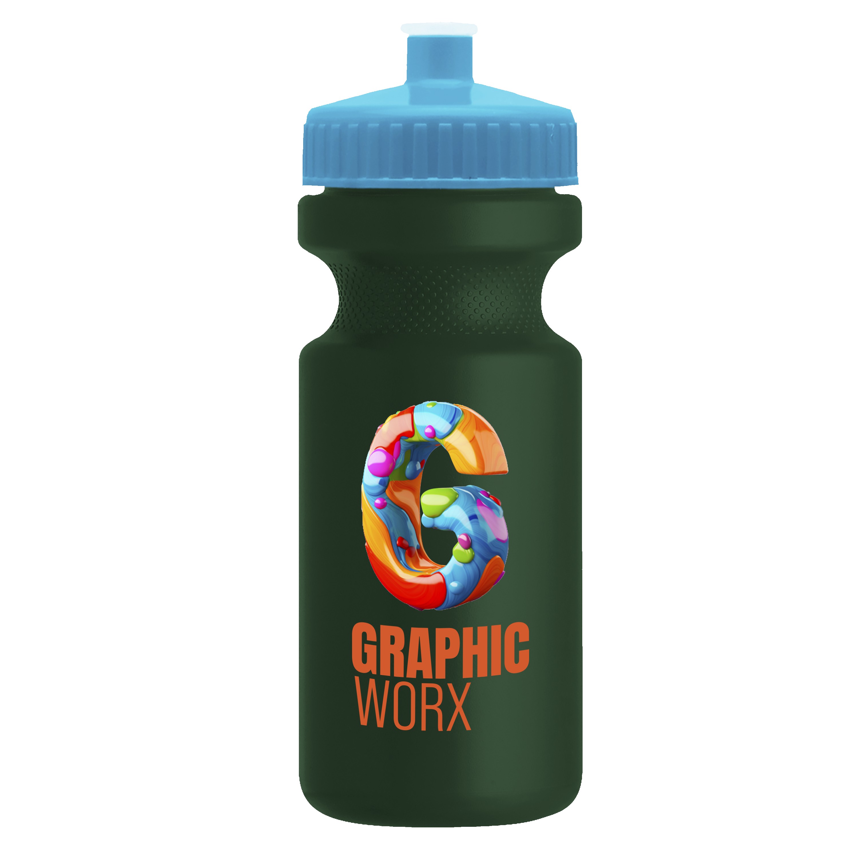 Picture of Garyline® Cyclist Recycled Bike Bottle with Push-Pull Lid - 22 oz.