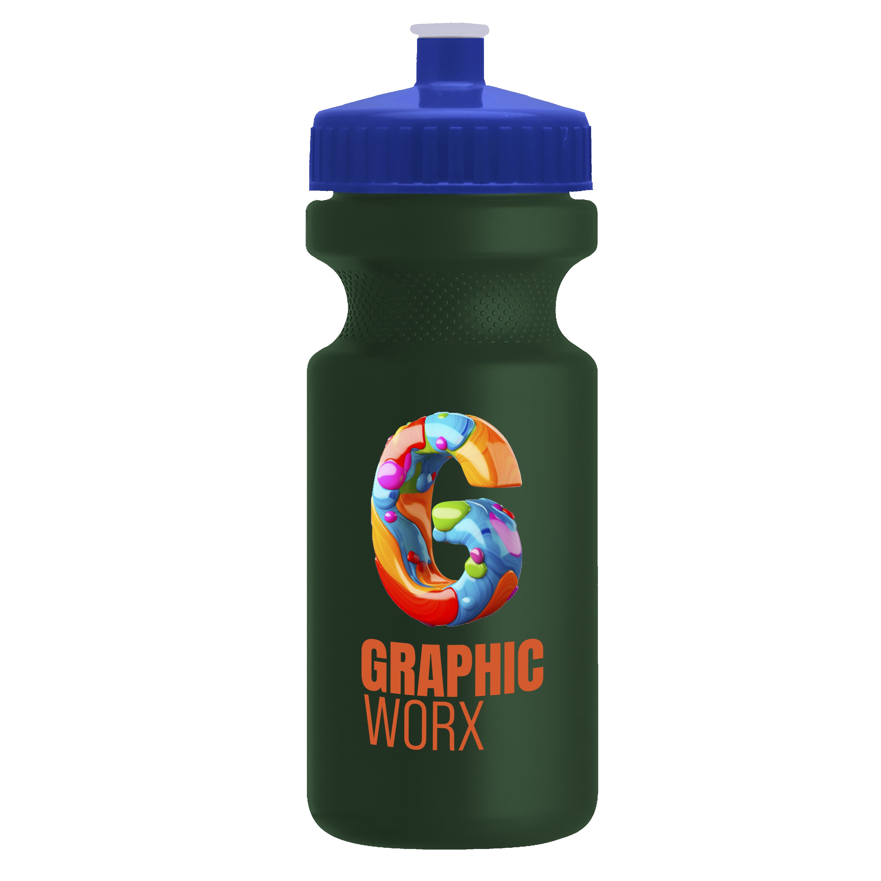 Picture of Garyline® Cyclist Recycled Bike Bottle with Push-Pull Lid - 22 oz.