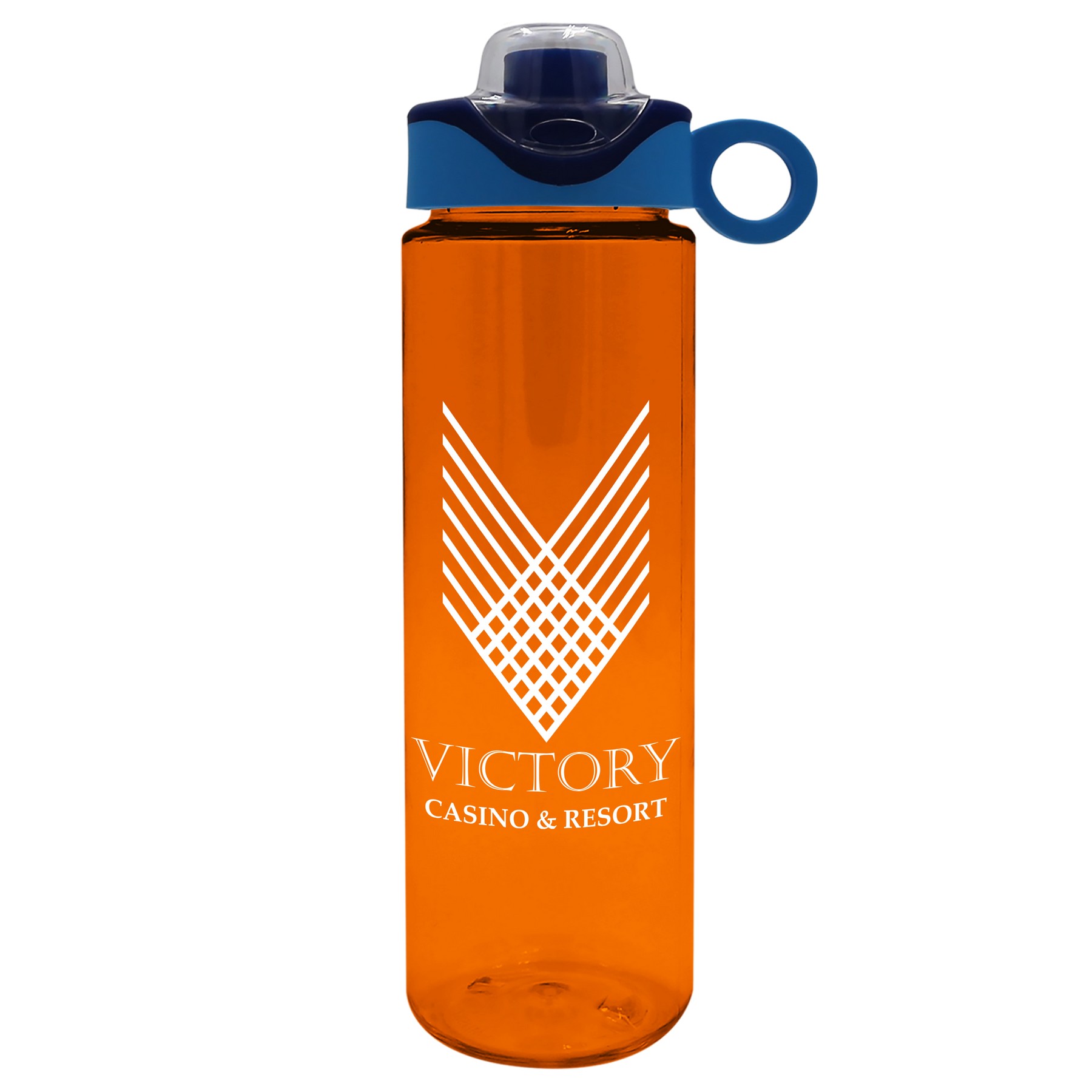 Picture of Garyline® Freedom Tritan® Renew Bottle with Two-Tone Drink-Thru Lid with Silicone Loop - 28 oz.