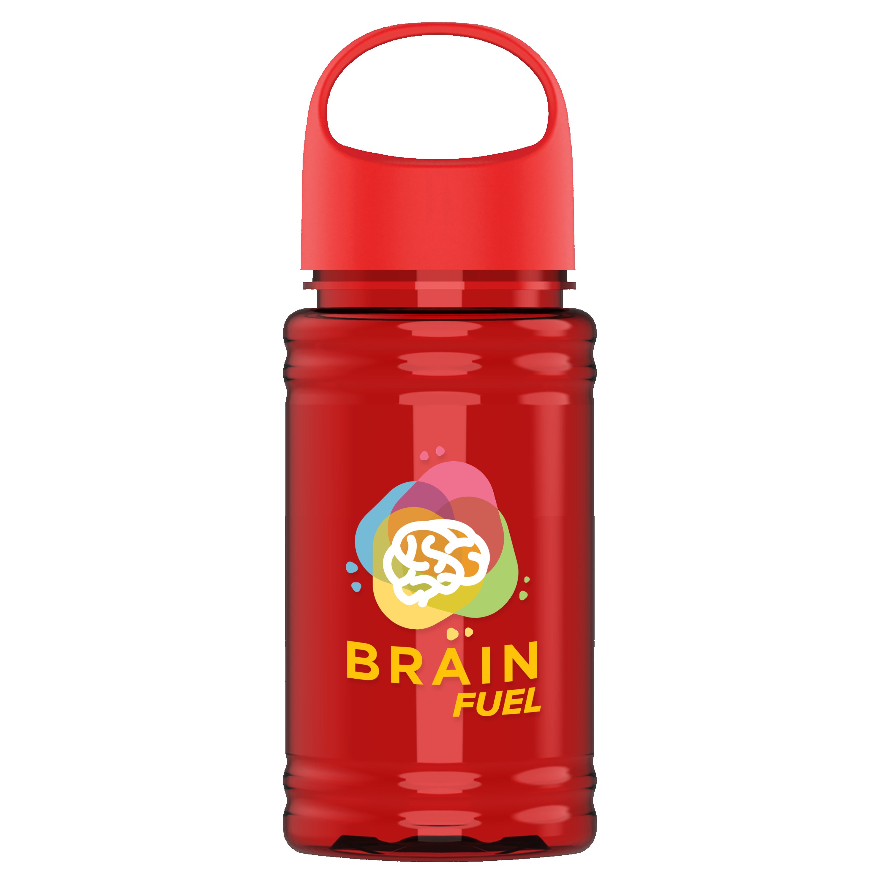 Picture of Garyline® Mini RPET Bottle with Oval Crest Lid - 16 oz.