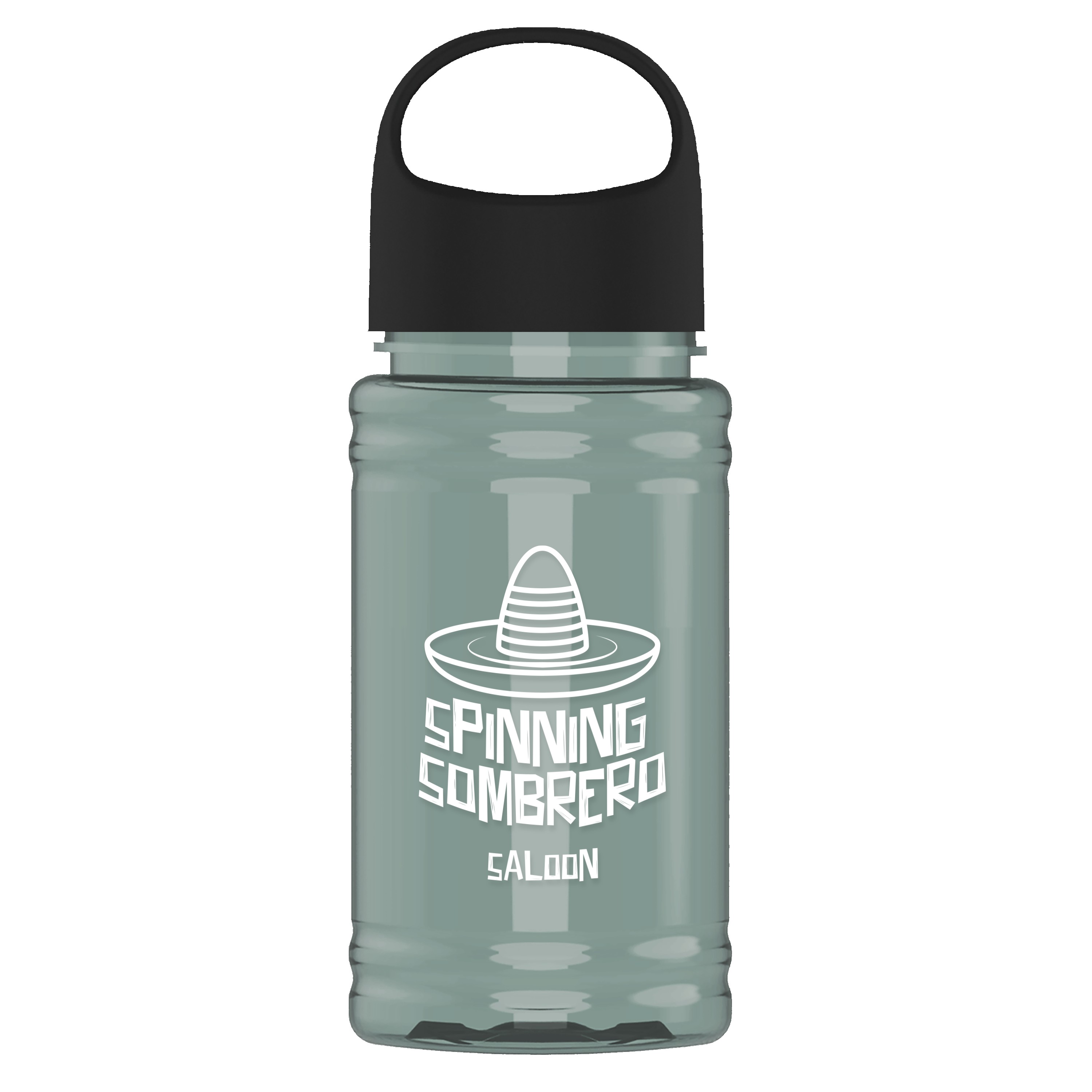 Picture of Garyline® Mini RPET Bottle with Oval Crest Lid - 16 oz.
