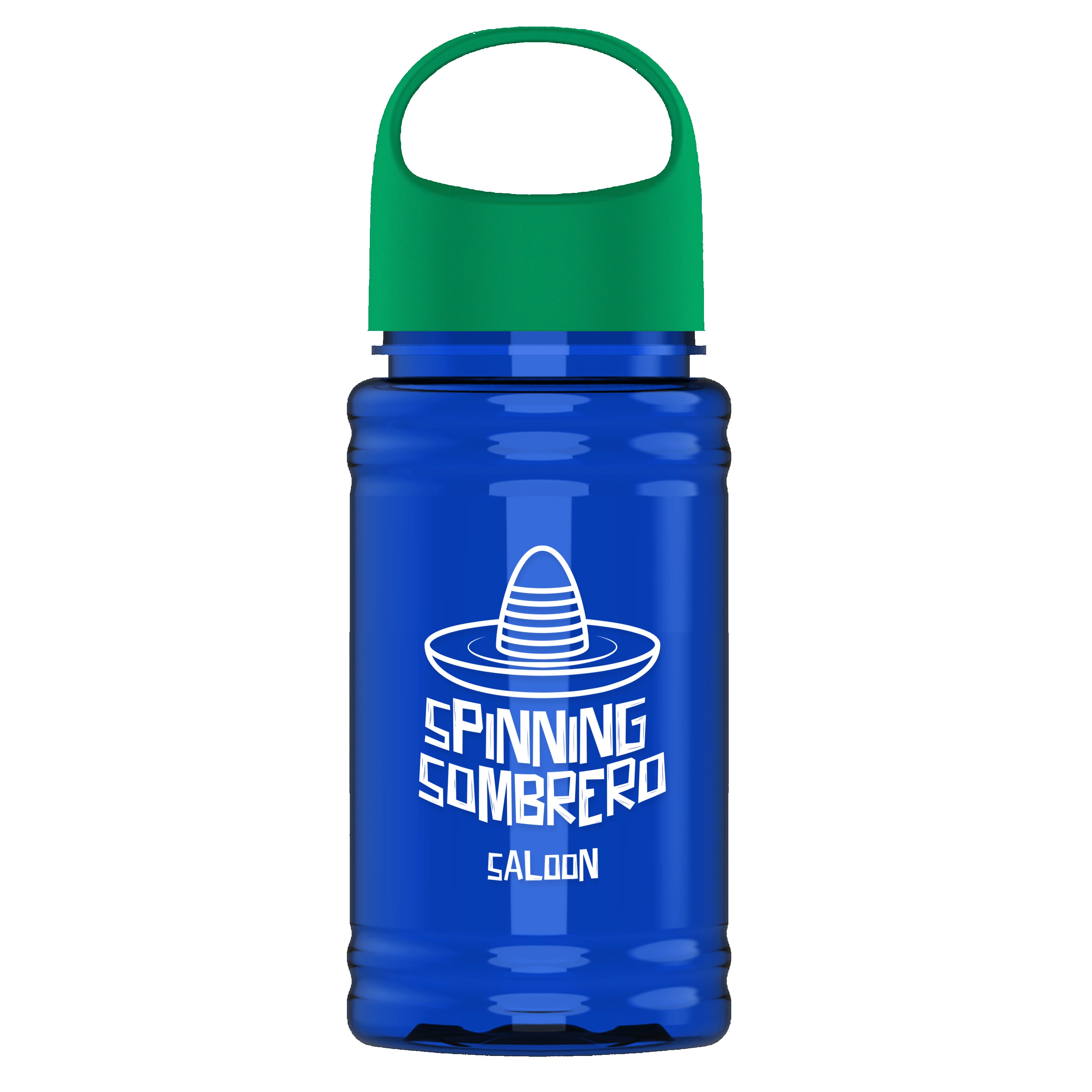 Picture of Garyline® Mini RPET Bottle with Oval Crest Lid - 16 oz.