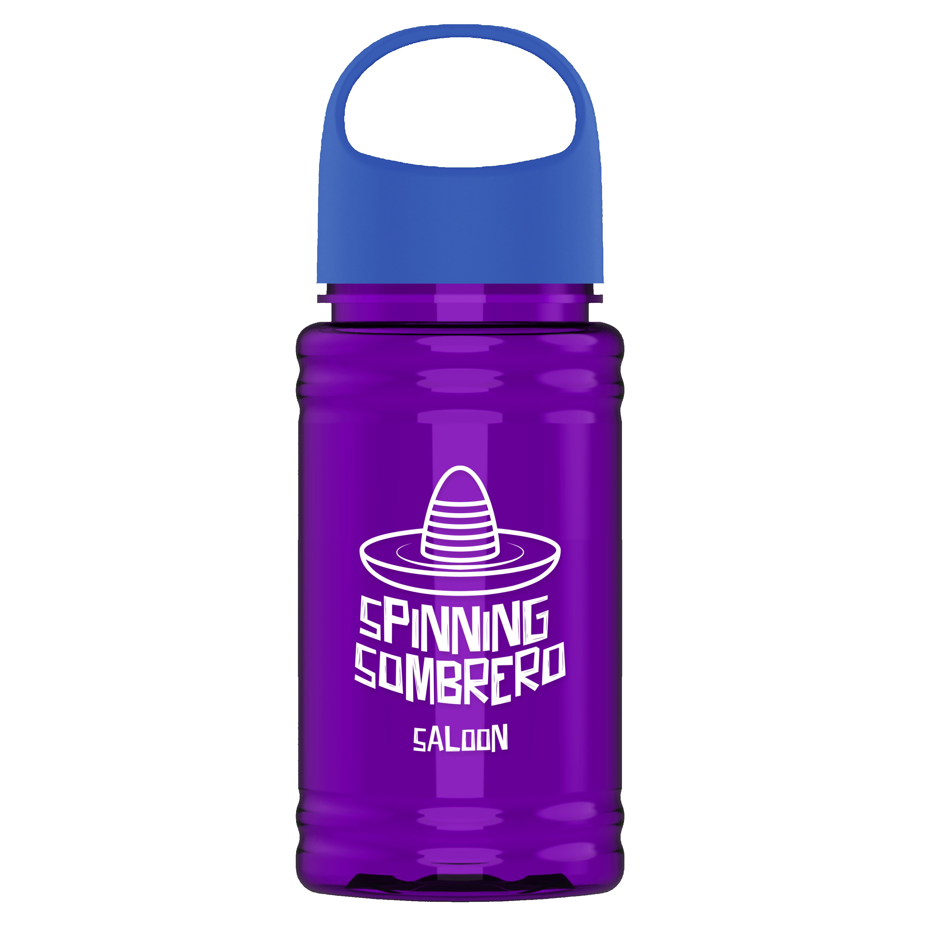 Picture of Garyline® Mini RPET Bottle with Oval Crest Lid - 16 oz.