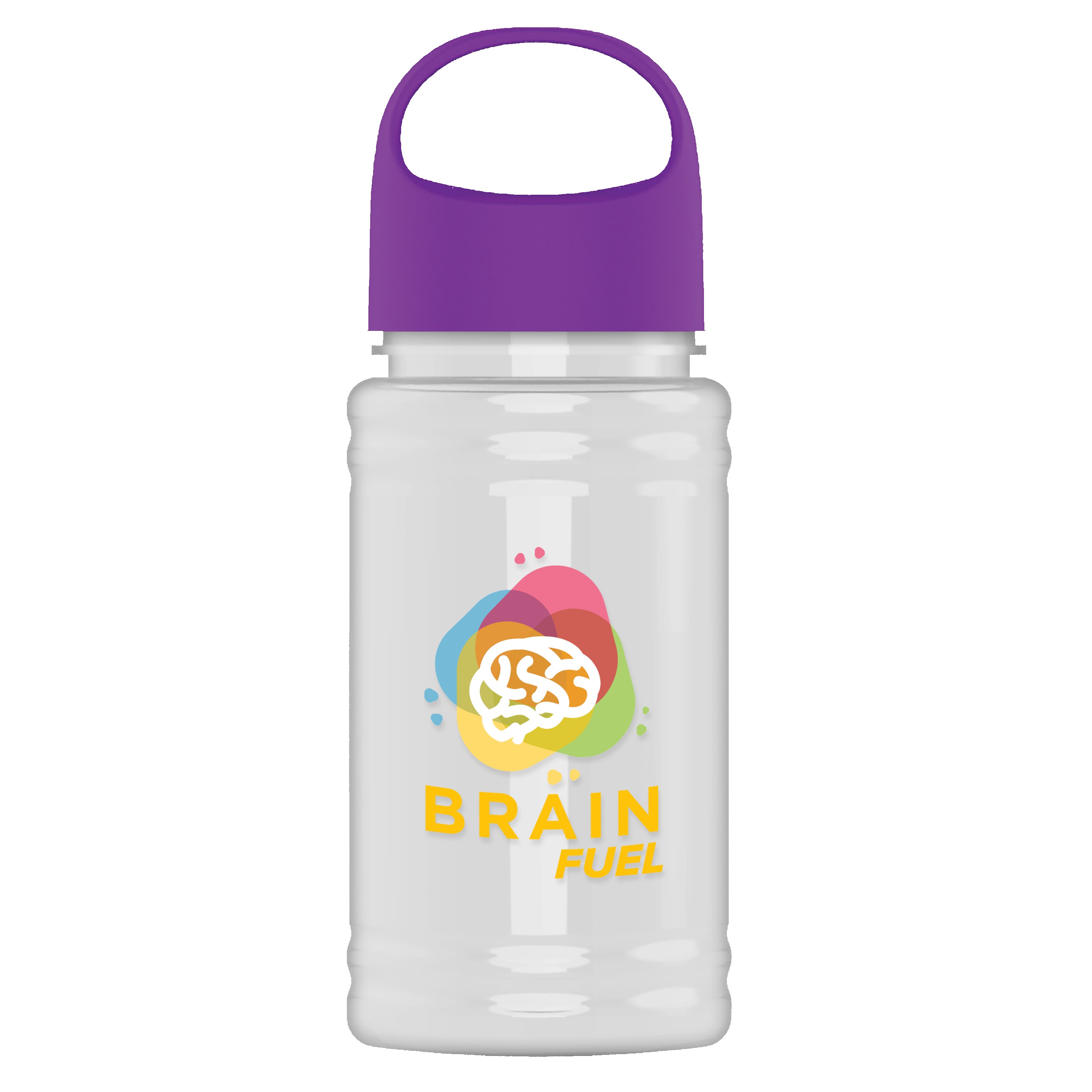 Picture of Garyline® Mini RPET Bottle with Oval Crest Lid - 16 oz.