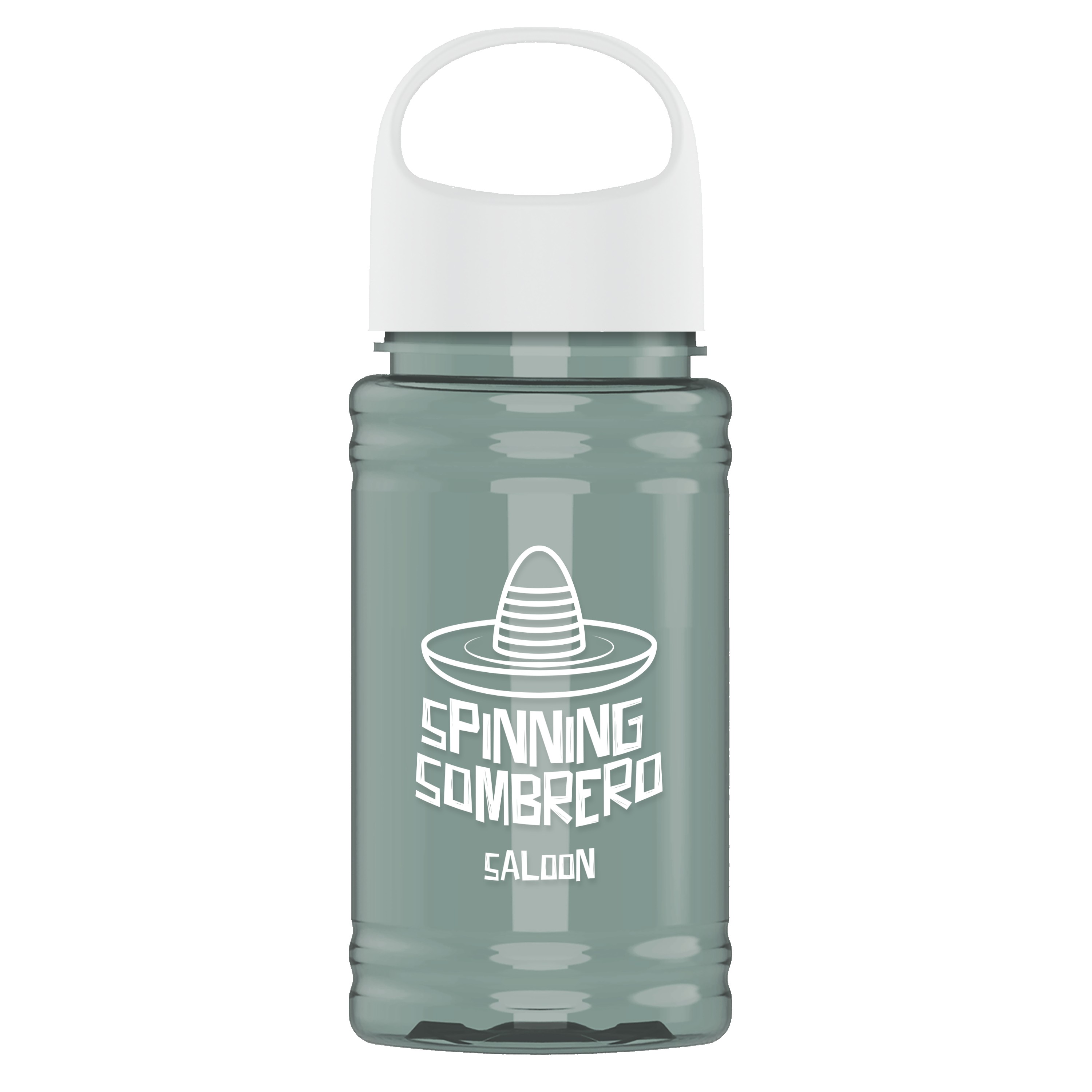 Picture of Garyline® Mini RPET Bottle with Oval Crest Lid - 16 oz.
