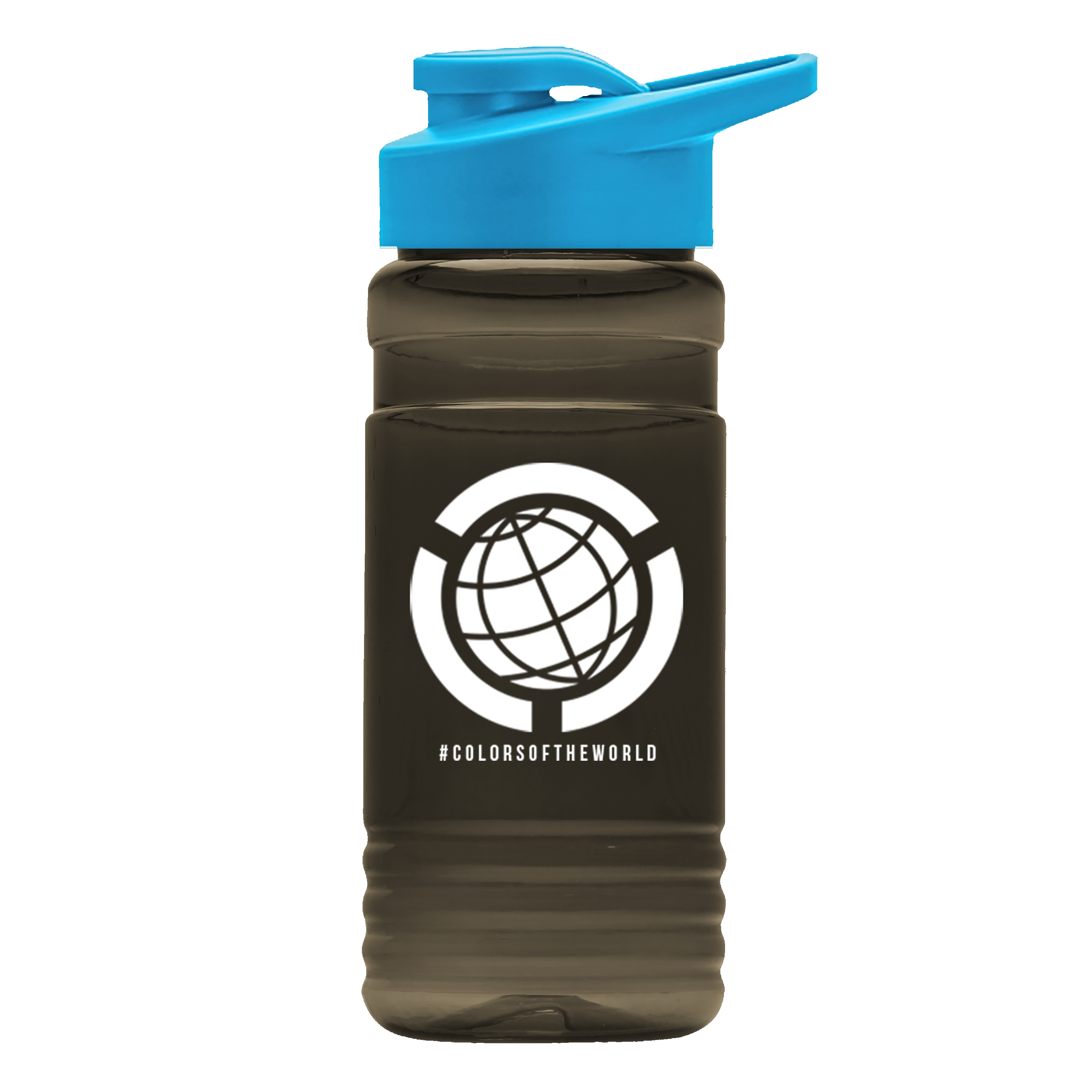 Picture of Garyline® RPET Bottle with Drink-Thru Lid - 20 oz.