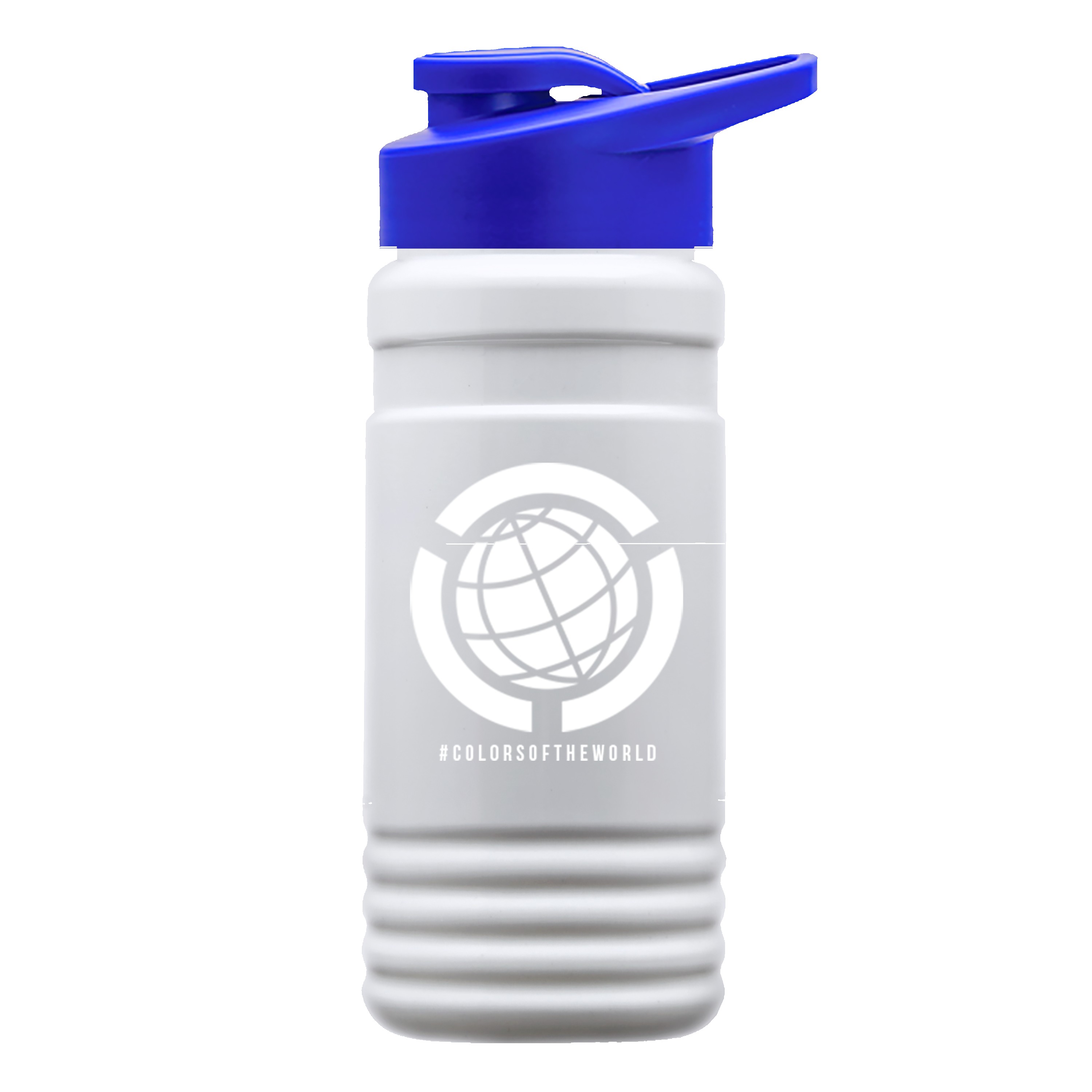 Picture of Garyline® RPET Bottle with Drink-Thru Lid - 20 oz.