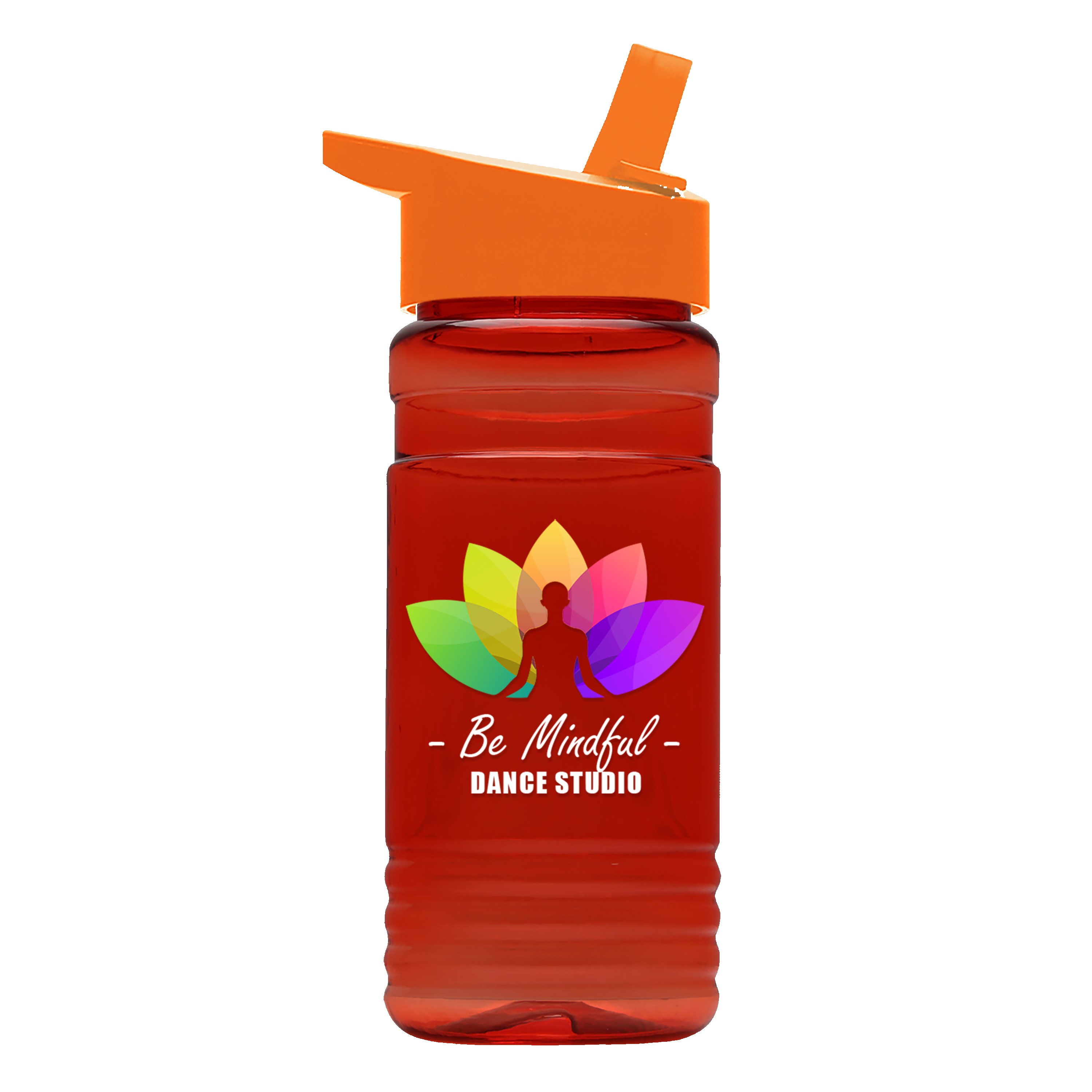 Picture of Garyline® RPET Bottle with Flip-Straw Lid - 20 oz.