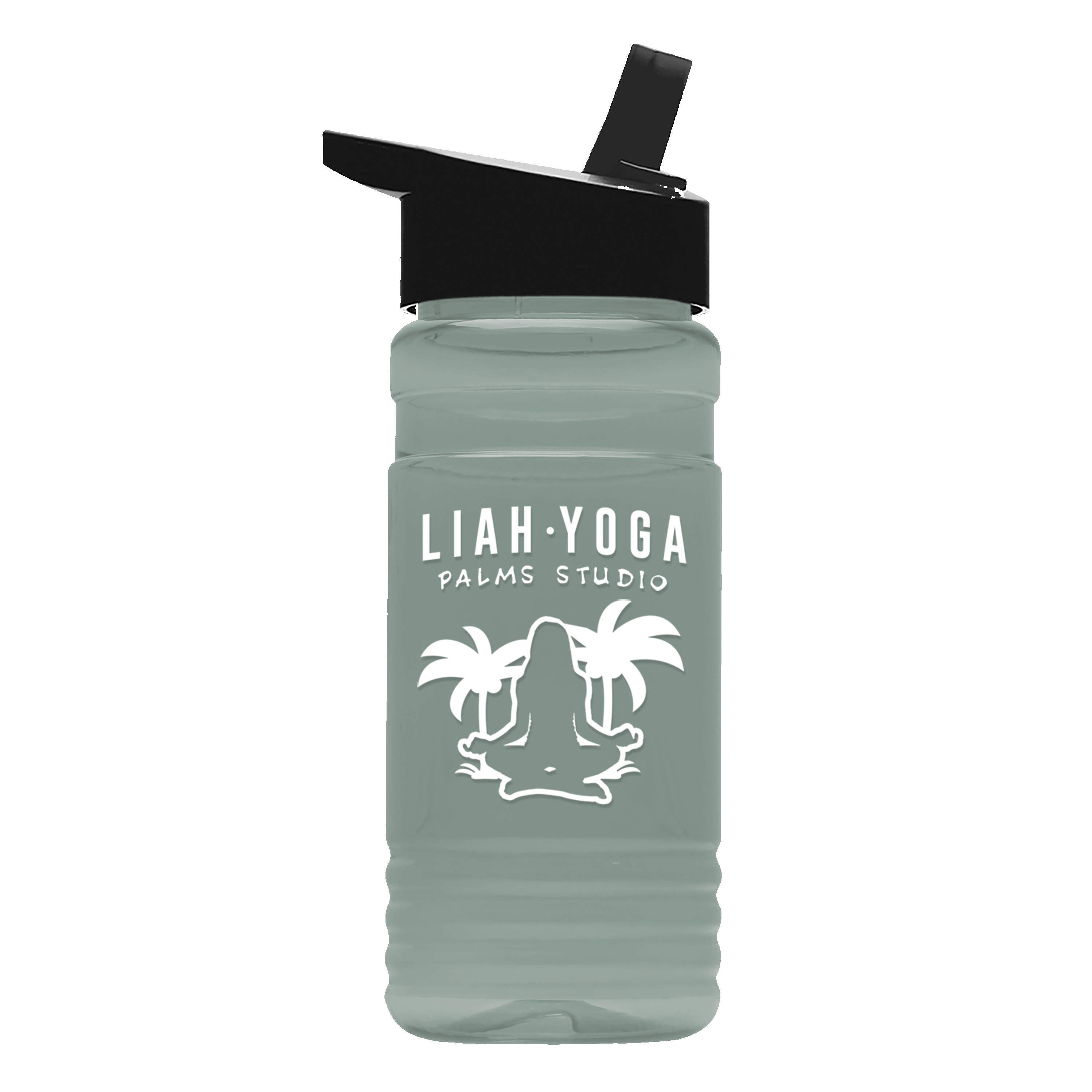 Picture of Garyline® RPET Bottle with Flip-Straw Lid - 20 oz.