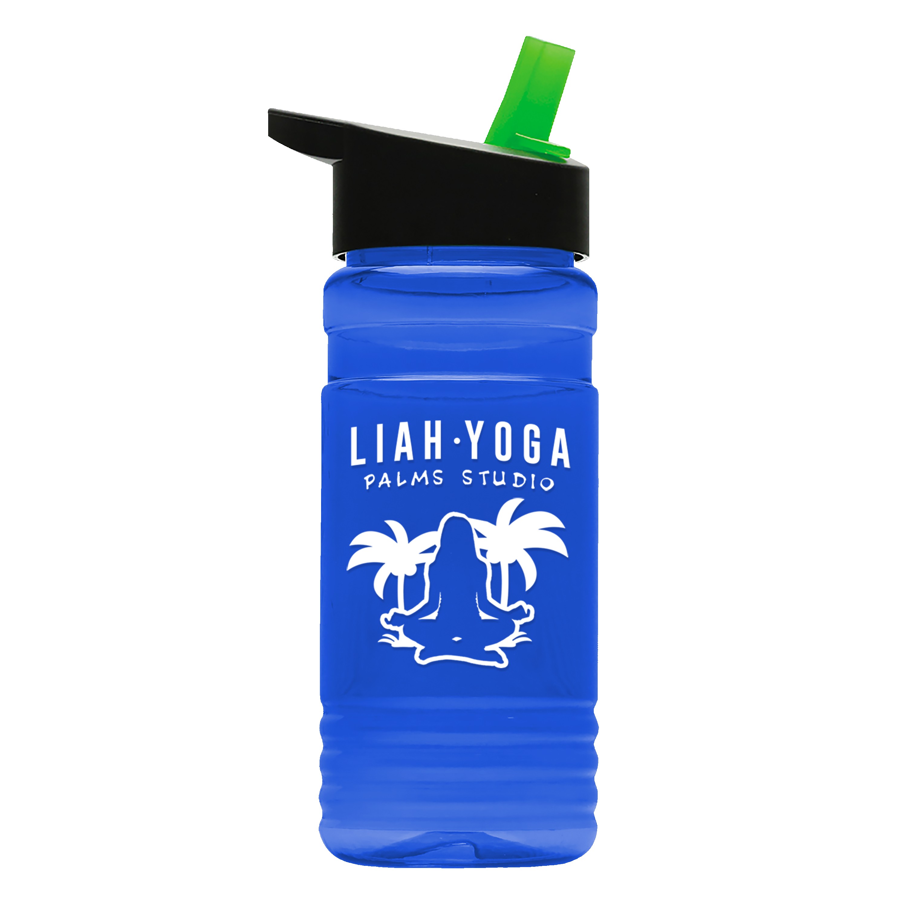 Picture of Garyline® RPET Bottle with Flip-Straw Lid - 20 oz.