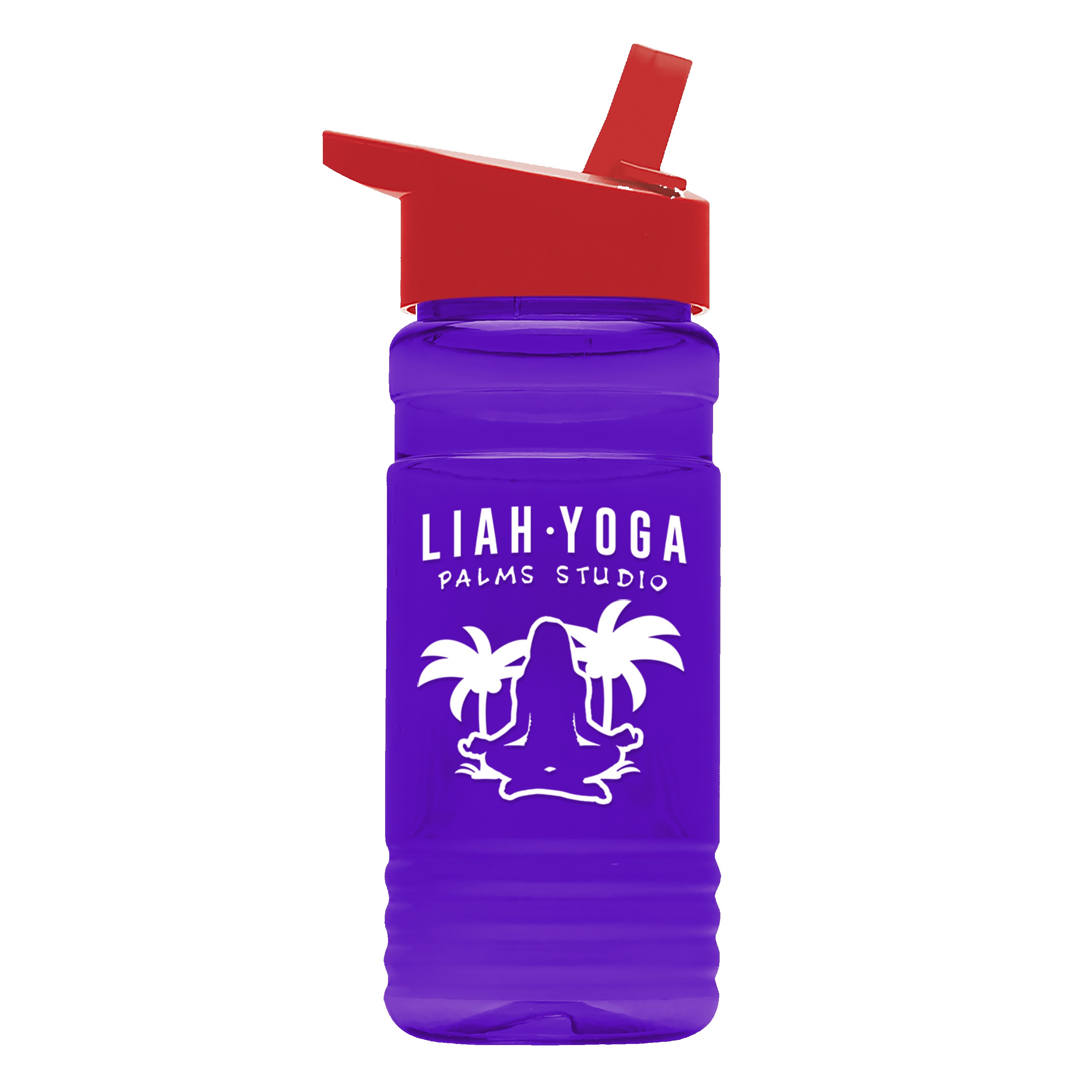 Picture of Garyline® RPET Bottle with Flip-Straw Lid - 20 oz.