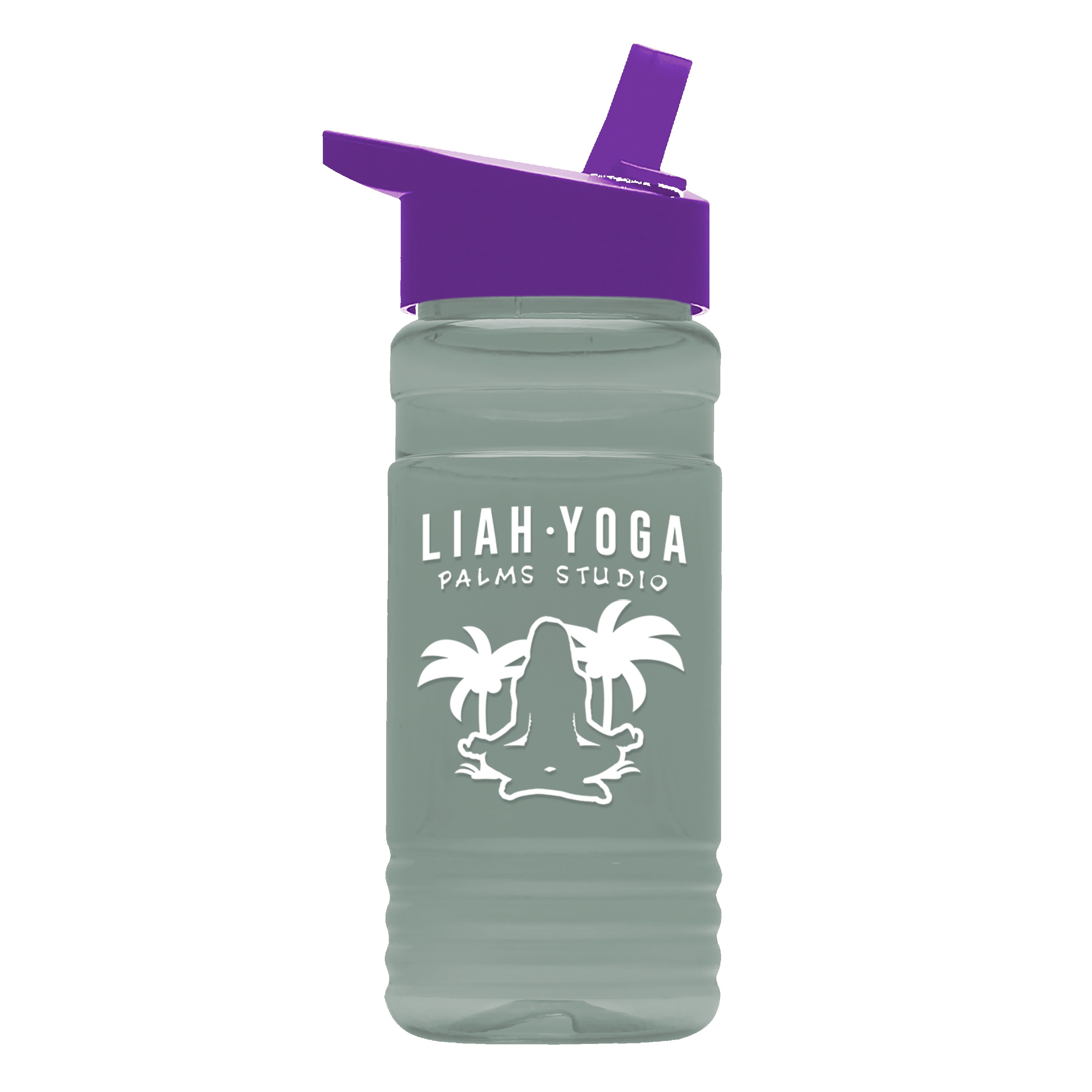 Picture of Garyline® RPET Bottle with Flip-Straw Lid - 20 oz.