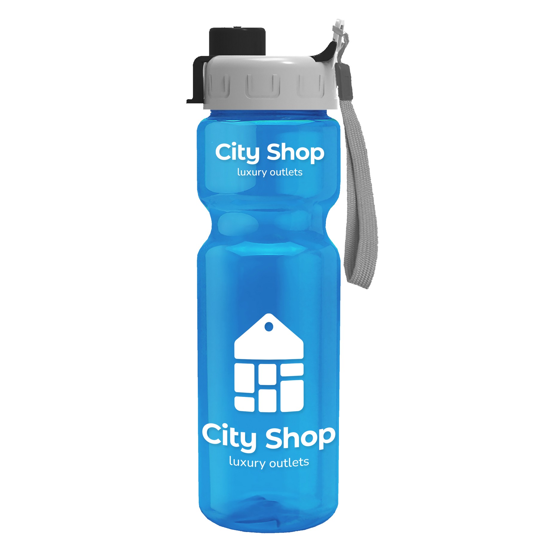 Picture of Garyline® Champ Recycled Bottle with Quick-Snap Lid - 28 oz.