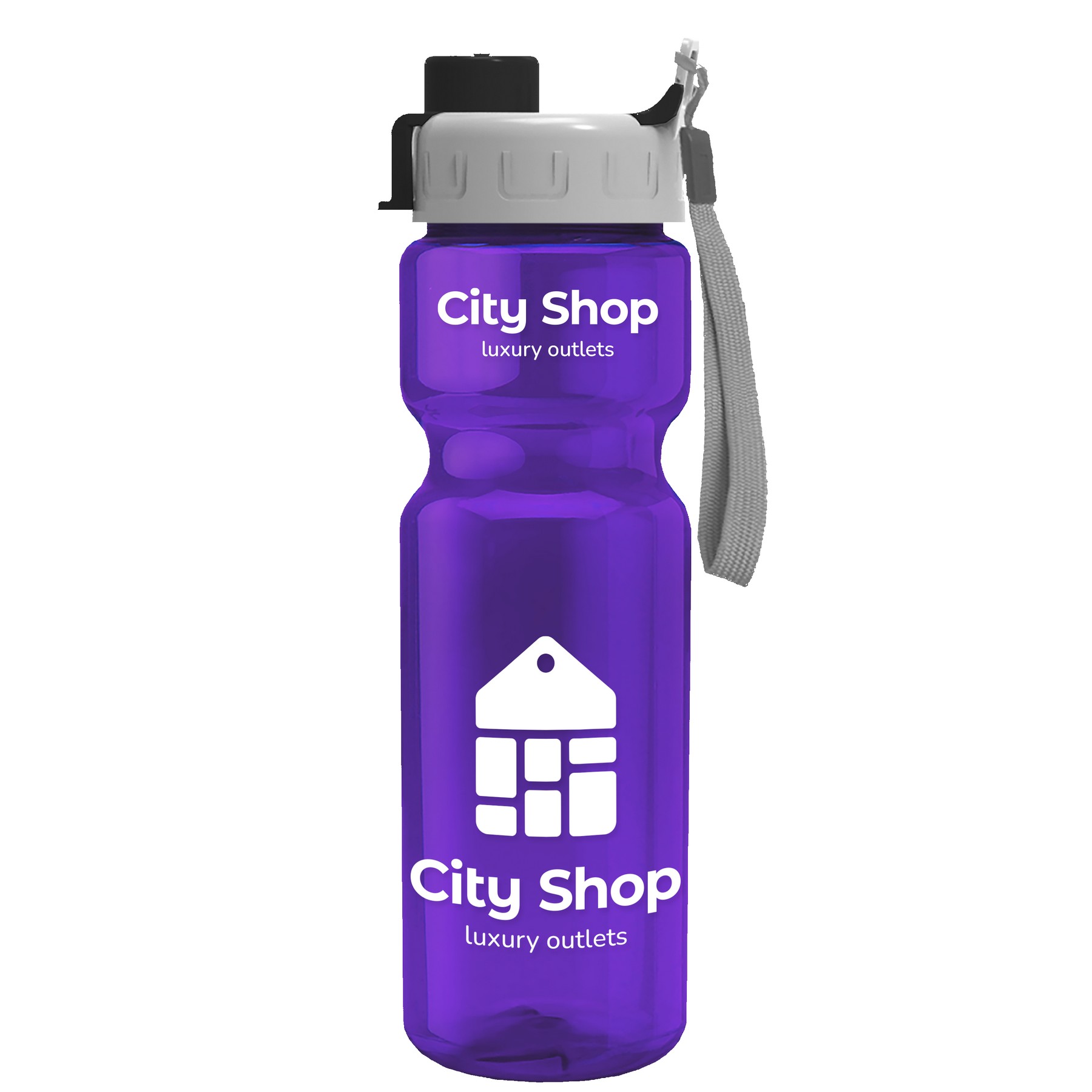 Picture of Garyline® Champ Recycled Bottle with Quick-Snap Lid - 28 oz.