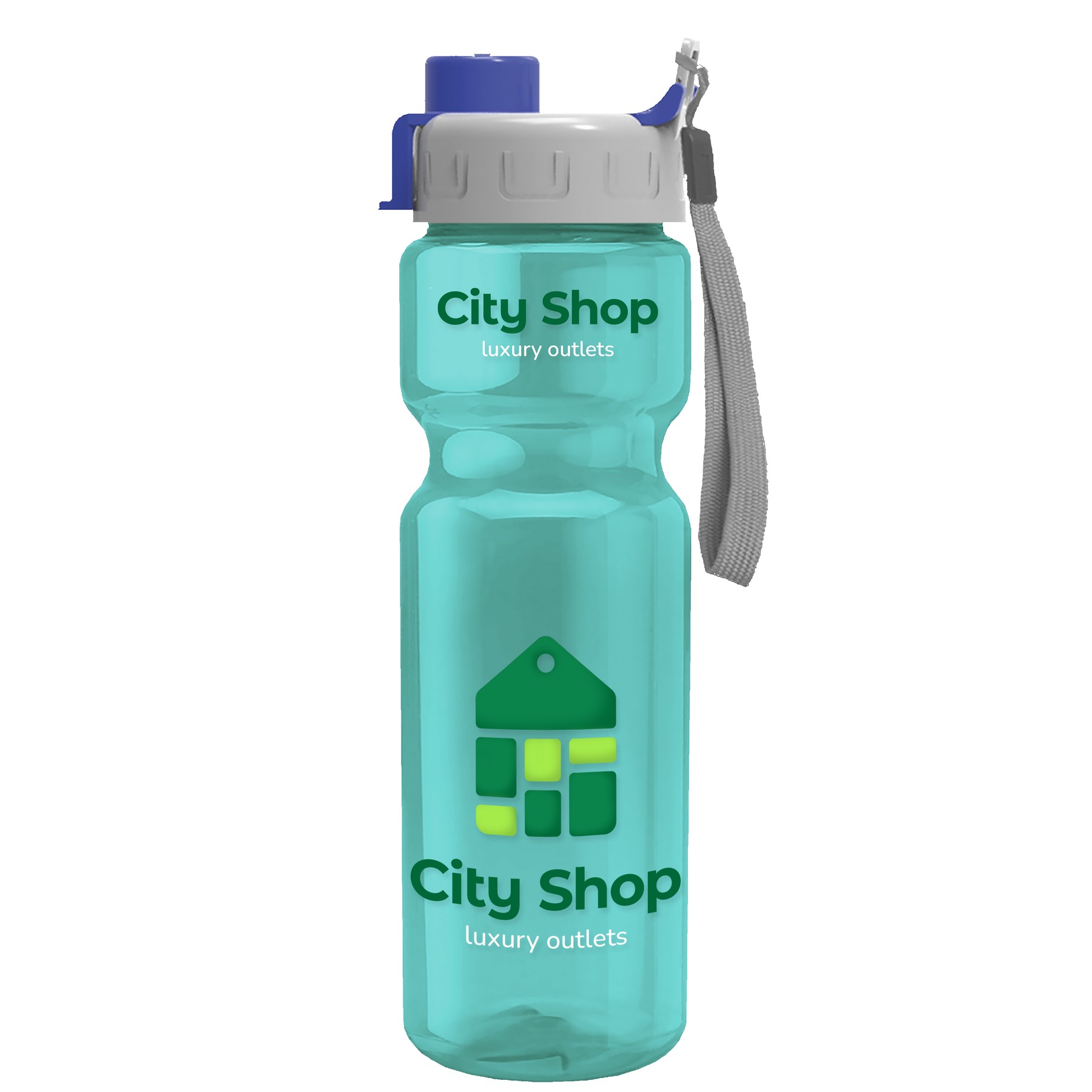 Picture of Garyline® Champ Recycled Bottle with Quick-Snap Lid - 28 oz.