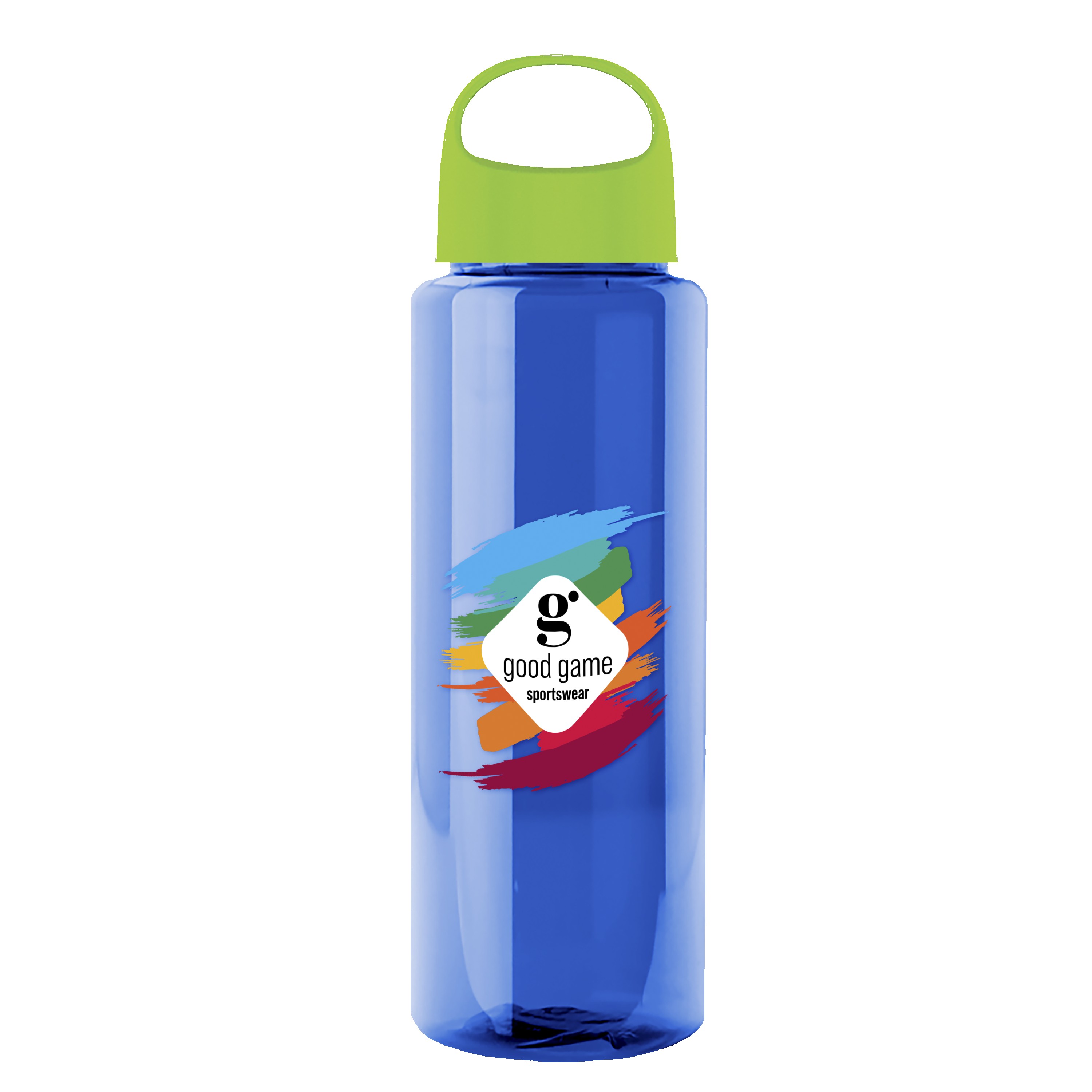 Picture of Garyline® Slim Fit RPET Bottle with Oval Crest Lid - 32 oz.