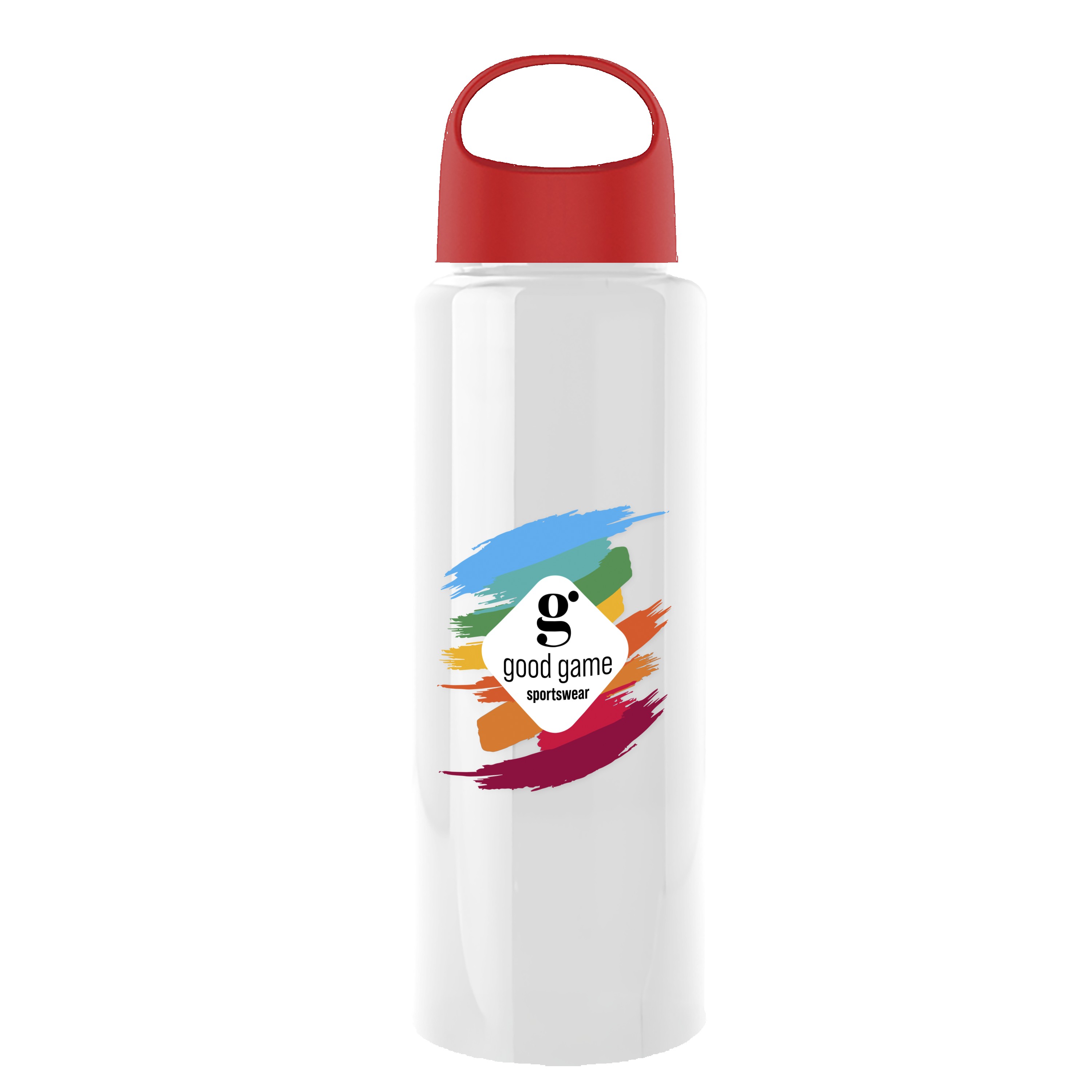 Picture of Garyline® Slim Fit RPET Bottle with Oval Crest Lid - 32 oz.