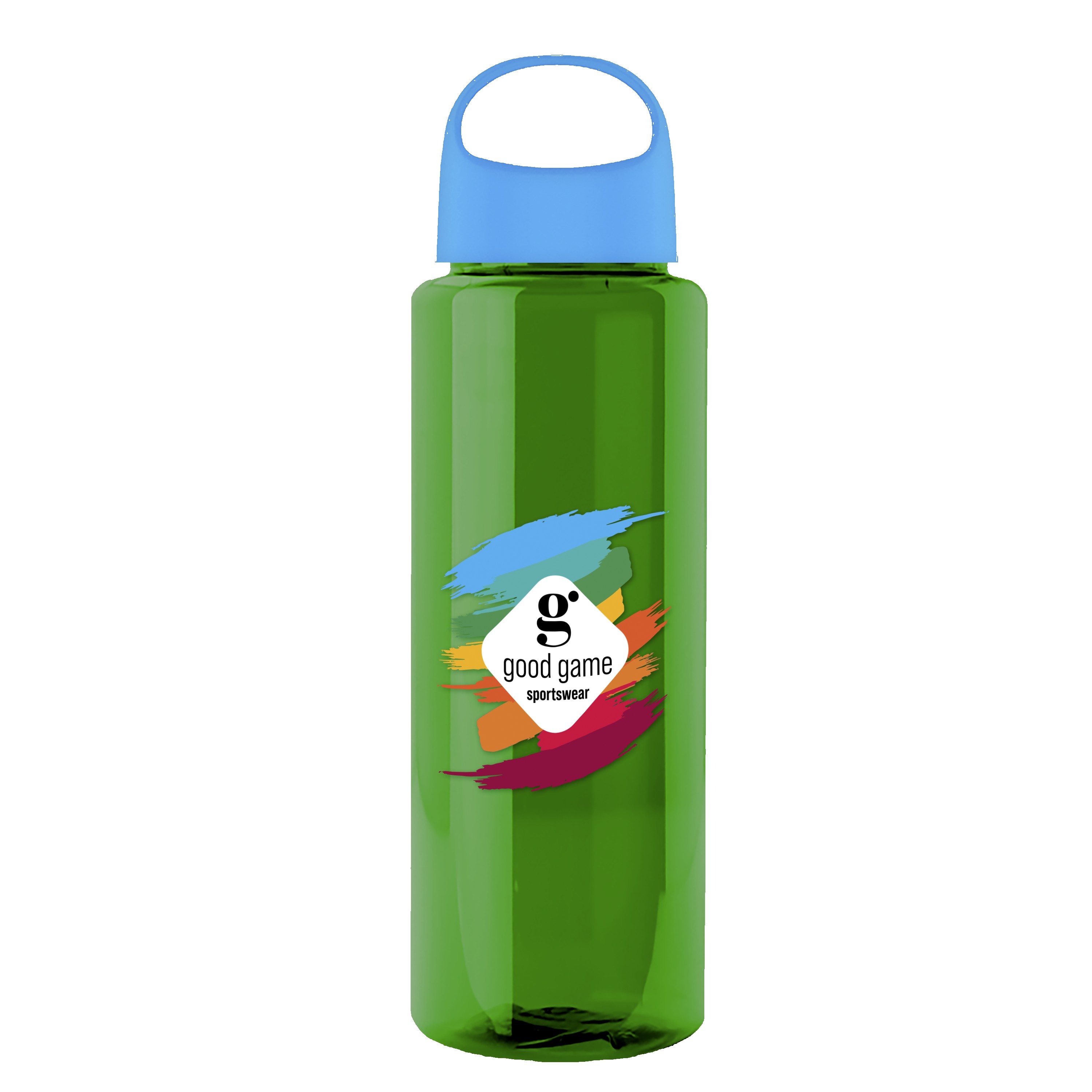 Picture of Garyline® Slim Fit RPET Bottle with Oval Crest Lid - 32 oz.